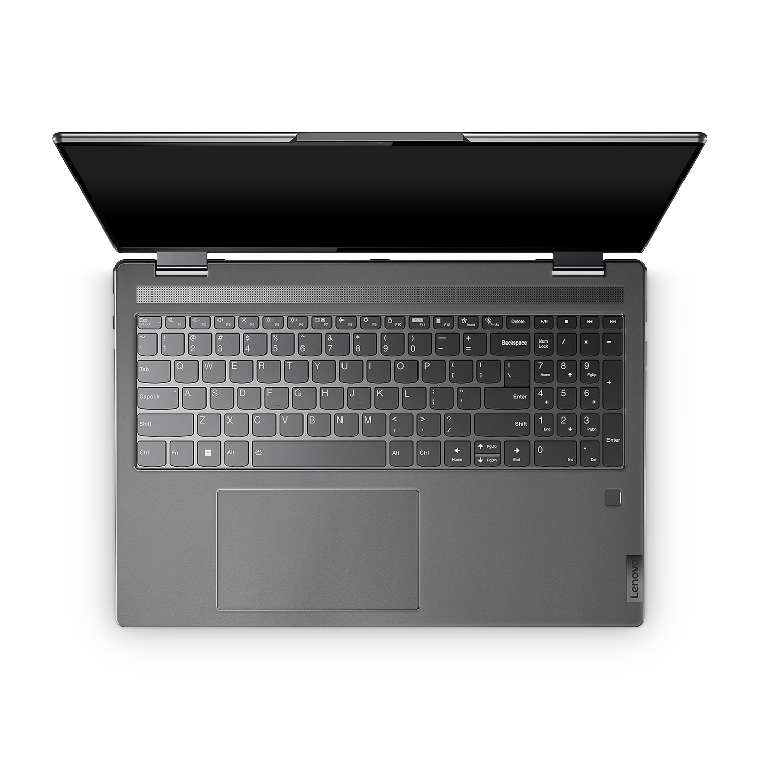 Lenovo Yoga 7I 16 2022 Professional Interior Charcoal Grey Skin Wrap Cover