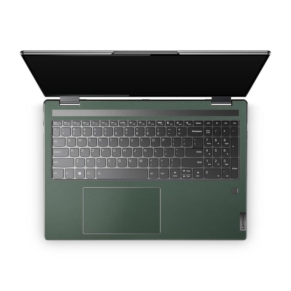 Lenovo Yoga 7i 16" 2022 Professional Interior Matte Green Metallic Skin Wrap Cover