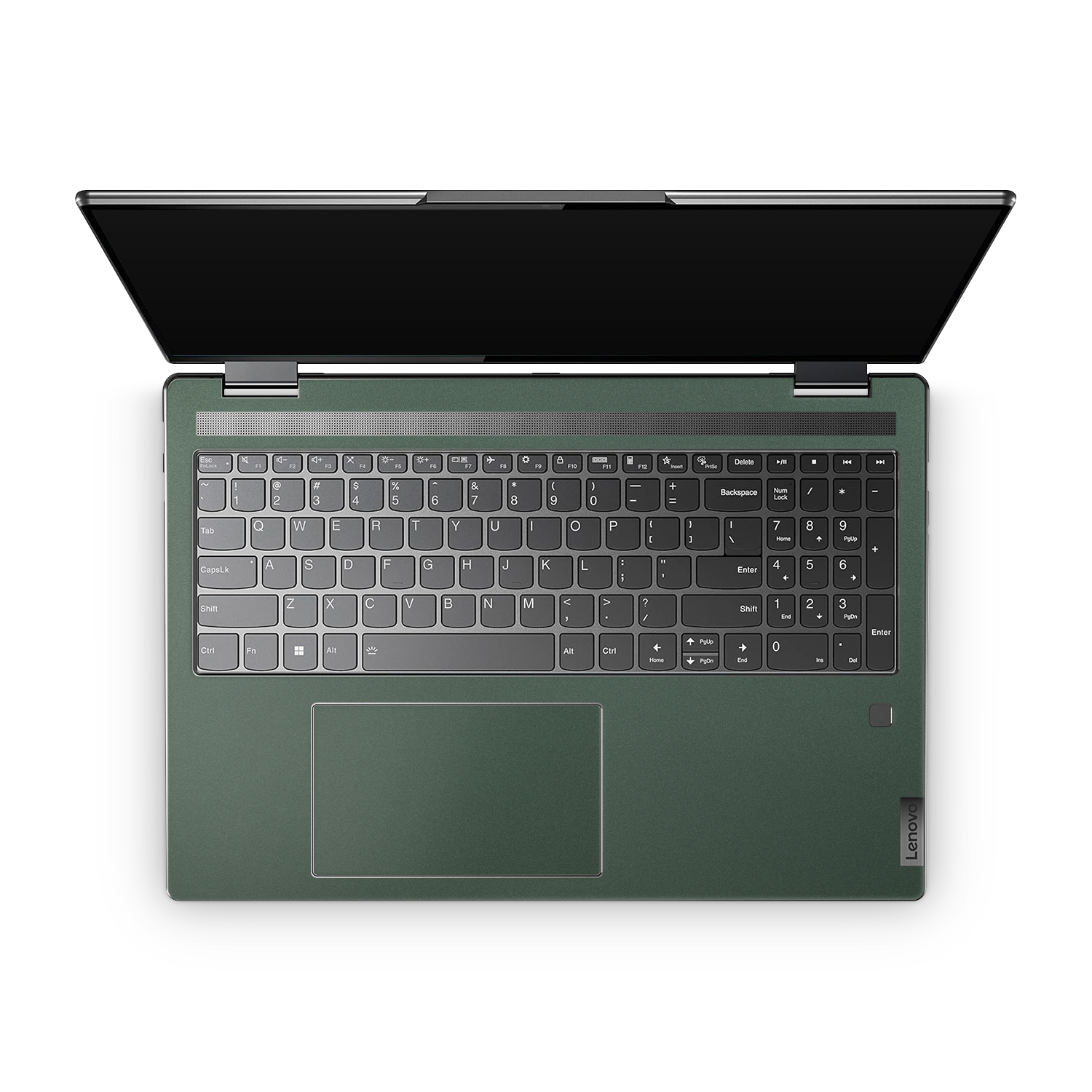 Lenovo Yoga 7i 16" 2022 Professional Interior Matte Green Metallic Skin Wrap Cover