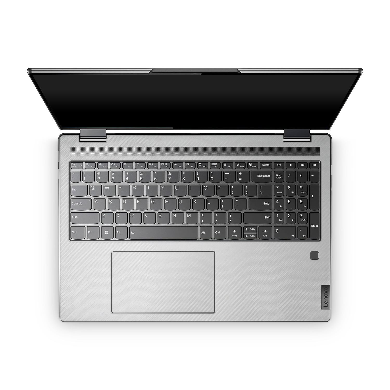 Lenovo Yoga 7I 16 2022 Professional Interior White Carbon Fiber Skin Wrap Cover