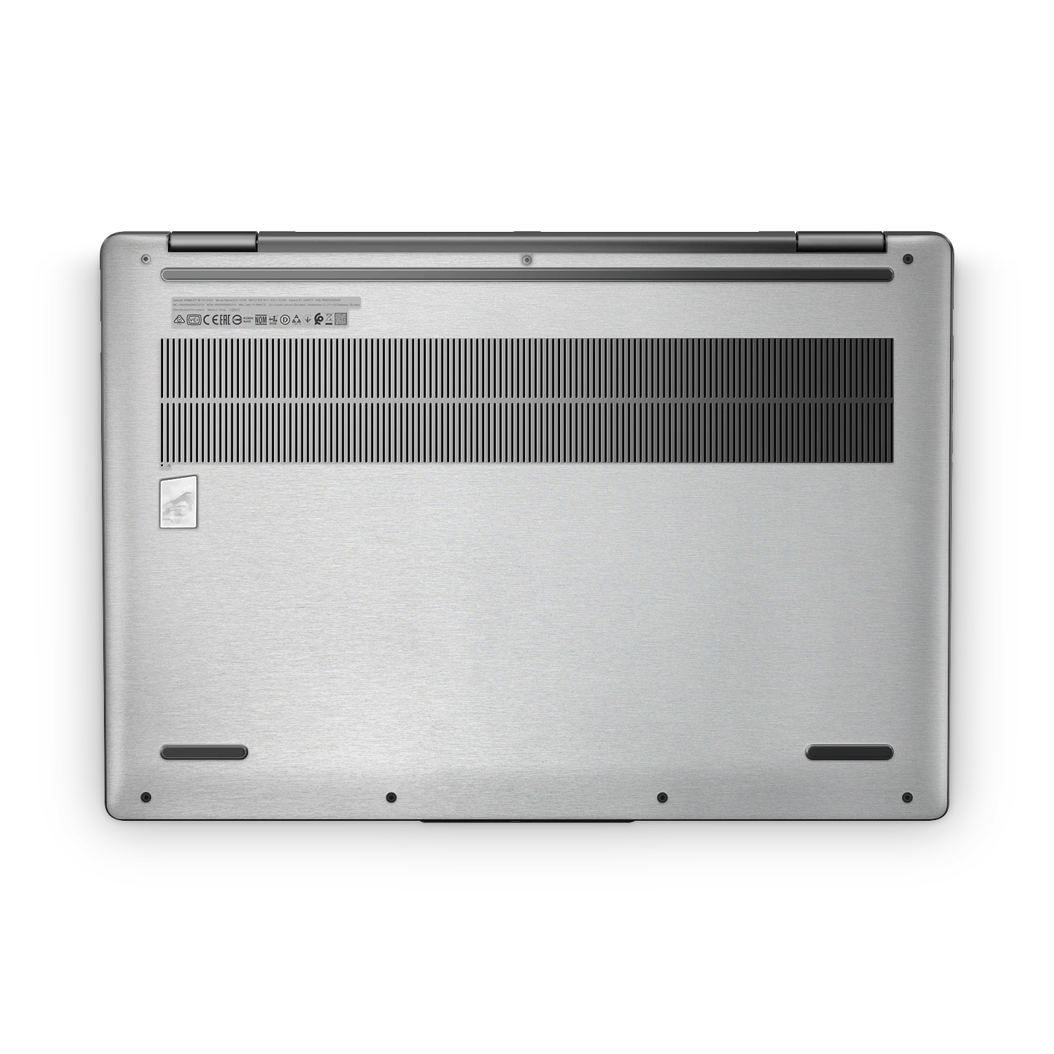 Lenovo Yoga 7I 16 2023 Professional Bottom Brushed Aluminum Skin Wrap Cover