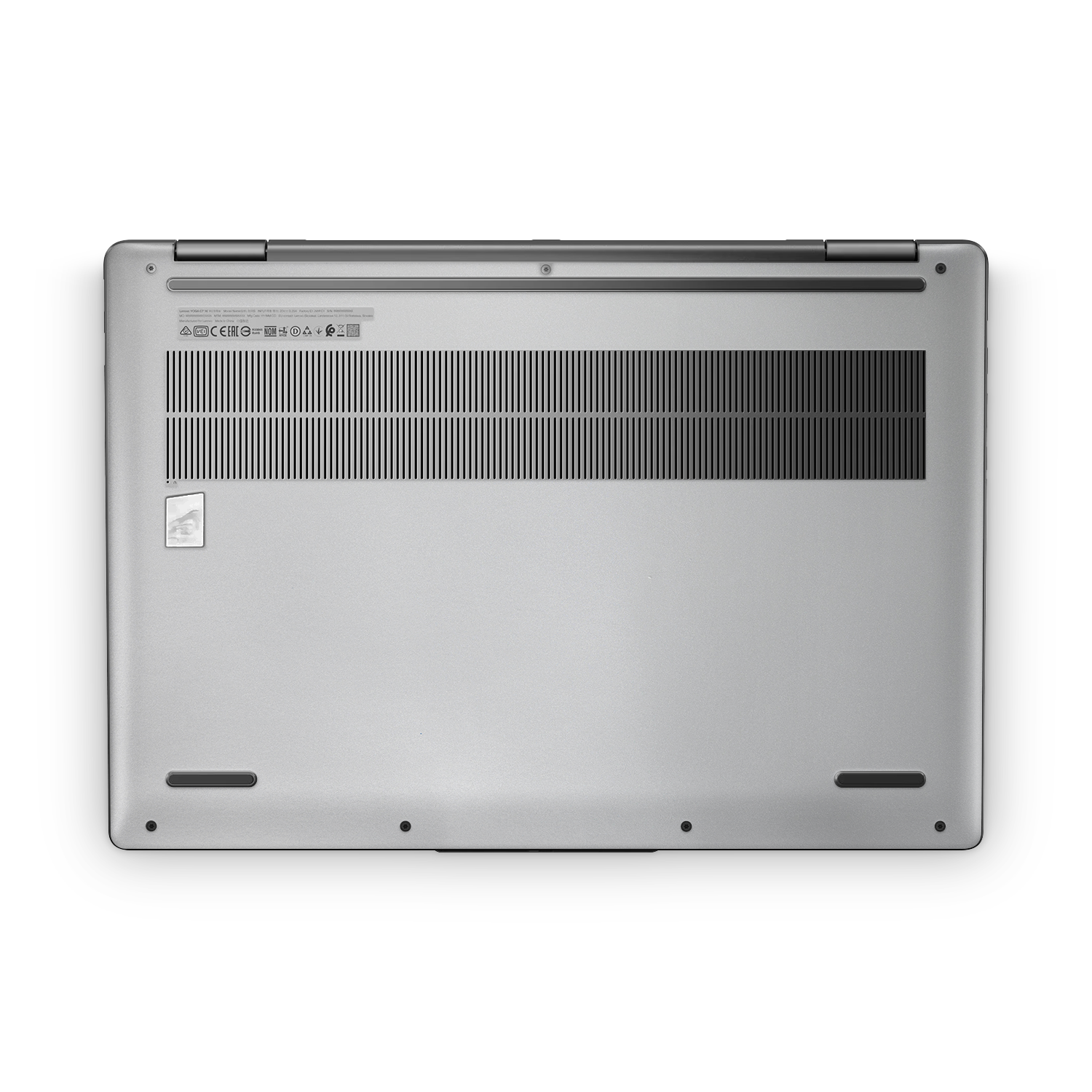 Lenovo Yoga 7I 16 2023 Professional Bottom Satin Aluminum Skin Wrap Cover