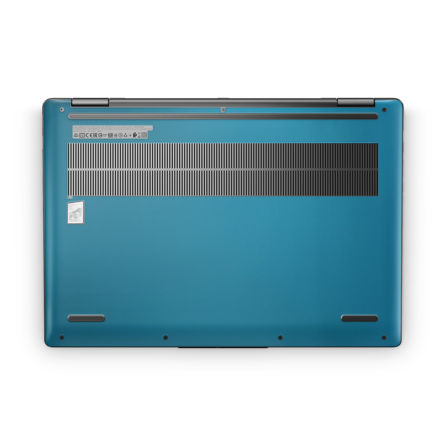 Lenovo Yoga 7I 16 2023 Professional Bottom Satin Ocean Shimmer Skin Wrap Cover