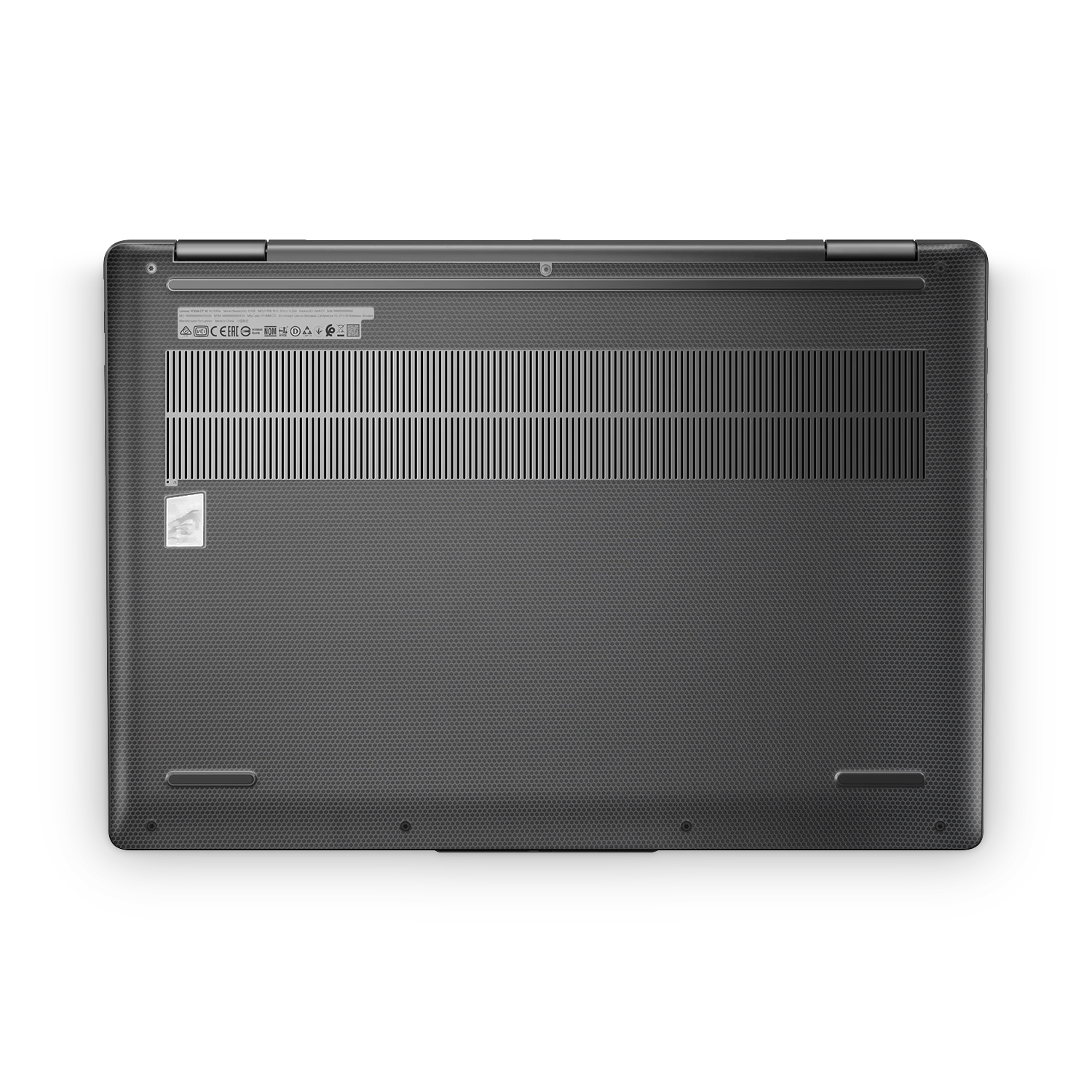 Lenovo Yoga 7I 16 2024 Professional Bottom Black Matrix Skin Wrap Cover
