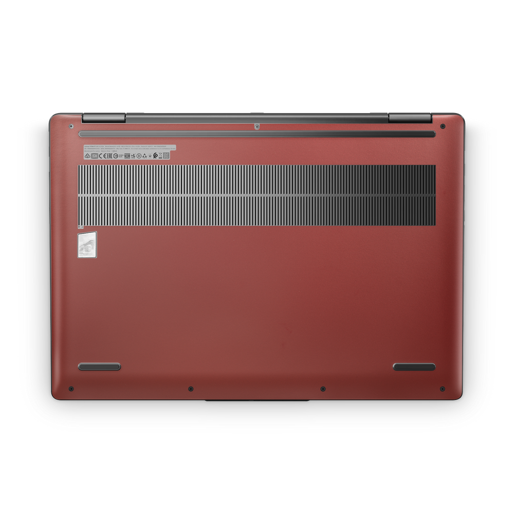 Lenovo Yoga 7i 16" 2024 Professional Bottom Vampire Red Skin Wrap Cover
