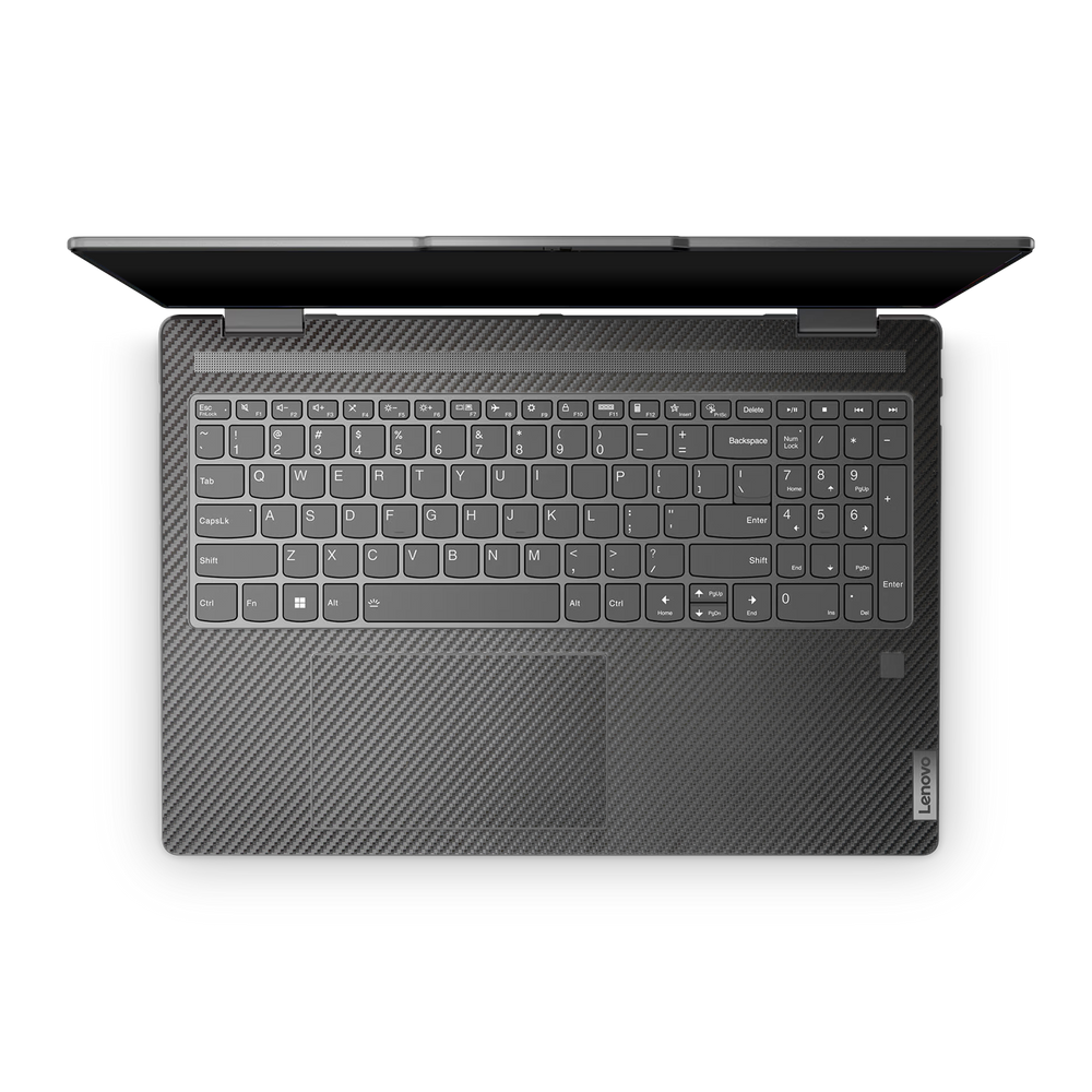Lenovo Yoga 7I 16 2024 Professional Interior Black Carbon Fiber Skin Wrap Cover