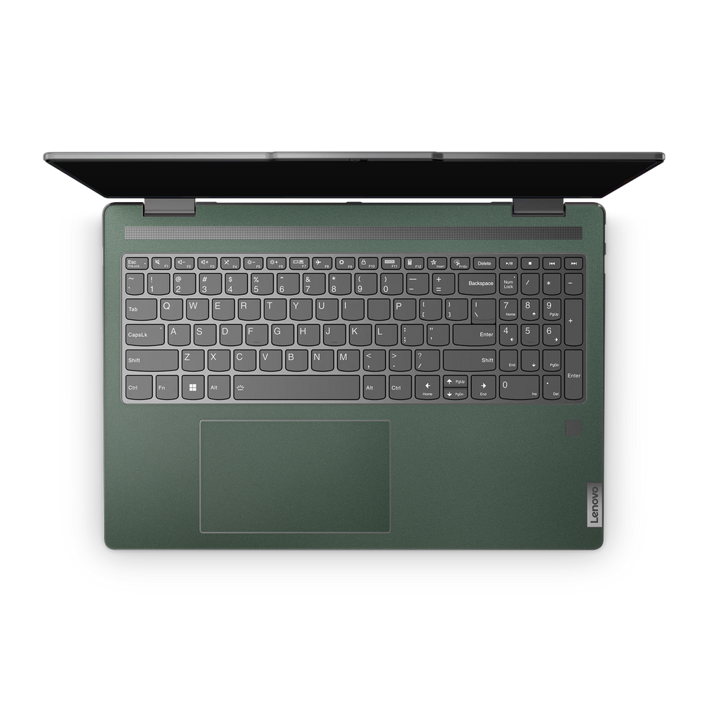 Lenovo Yoga 7i 16" 2024 Professional Interior Matte Green Metallic Skin Wrap Cover