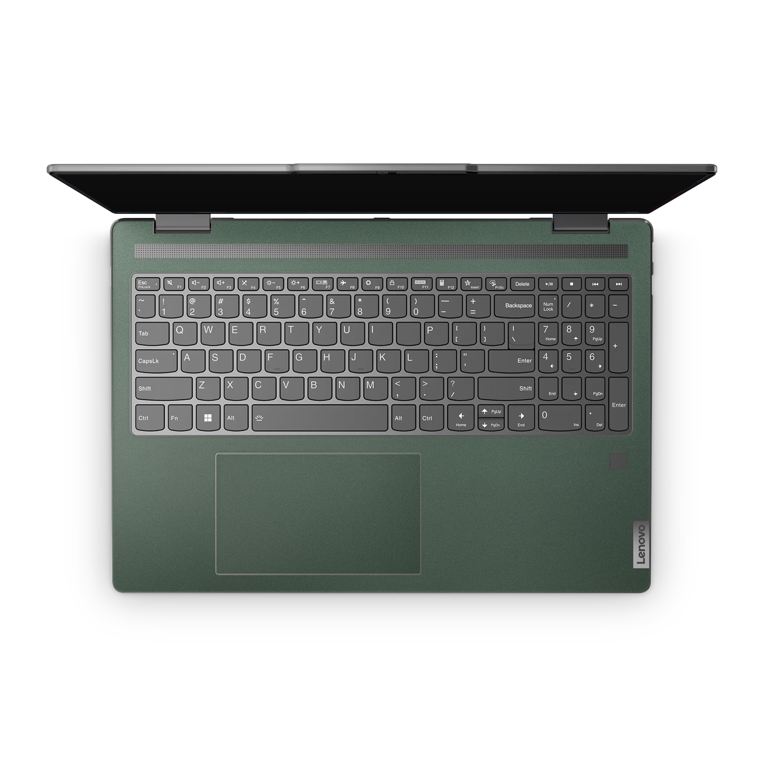 Lenovo Yoga 7i 16" 2024 Professional Interior Matte Green Metallic Skin Wrap Cover
