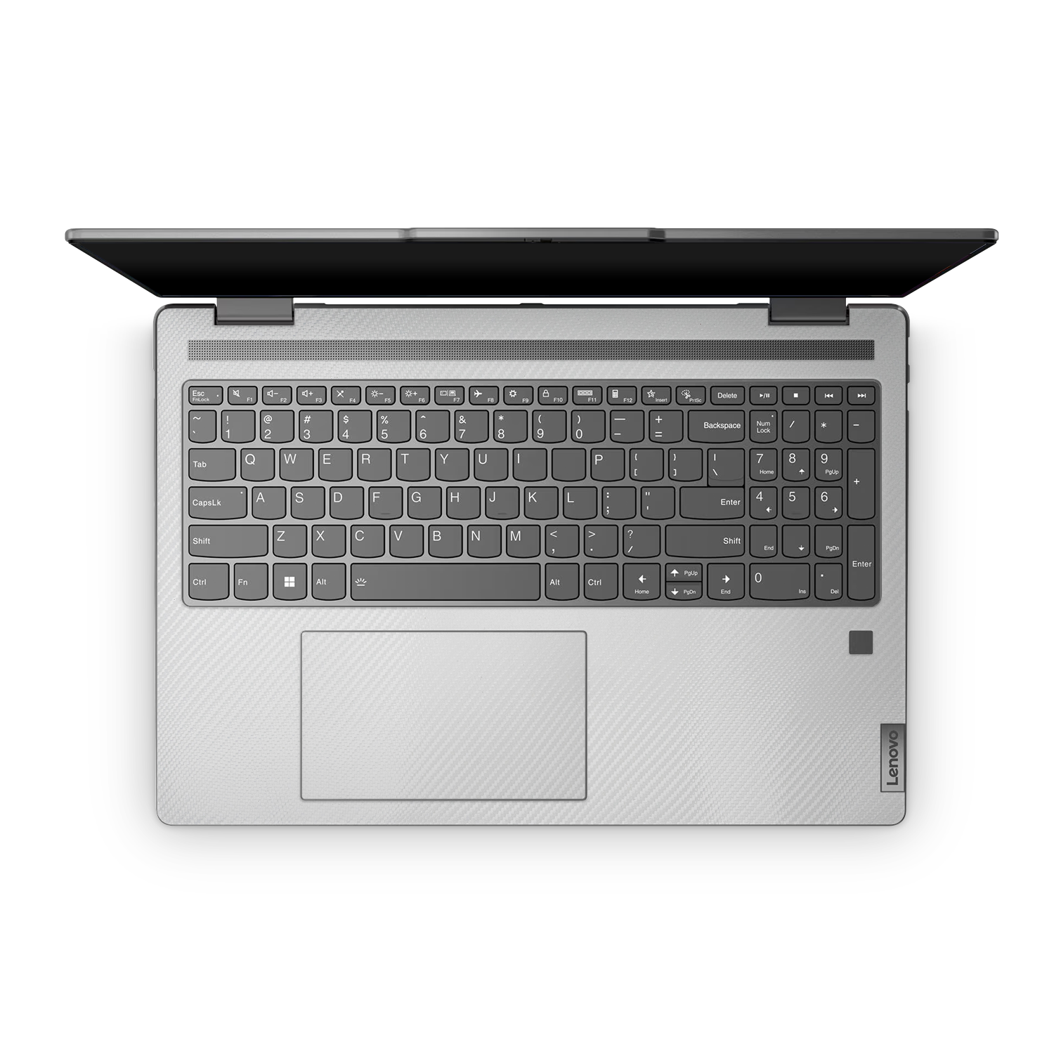 Lenovo Yoga 7I 16 2024 Professional Interior White Carbon Fiber Skin Wrap Cover