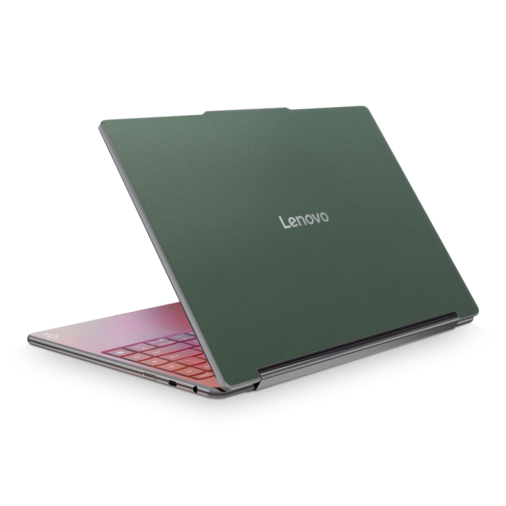 Lenovo Yoga 9 Aura 2025 Essentials Matte Green Metallic Skin Wrap Cover