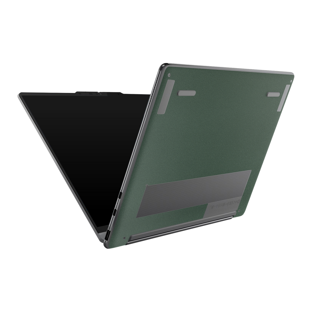 Lenovo Yoga 9 Aura 2025 Professional Bottom Matte Green Metallic Skin Wrap Cover