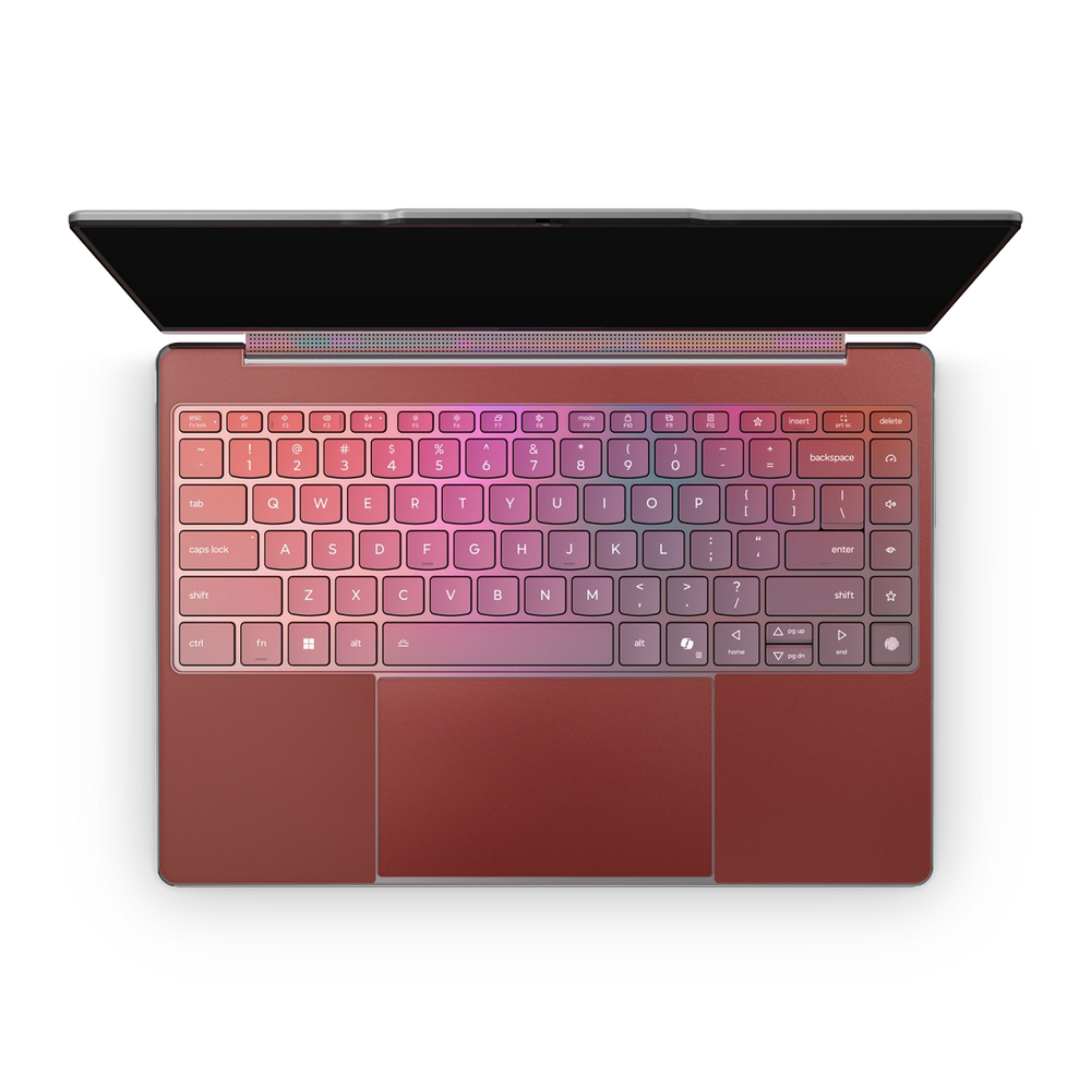 Lenovo Yoga 9 Aura 2025 Professional Interior Vampire Red Skin Wrap Cover
