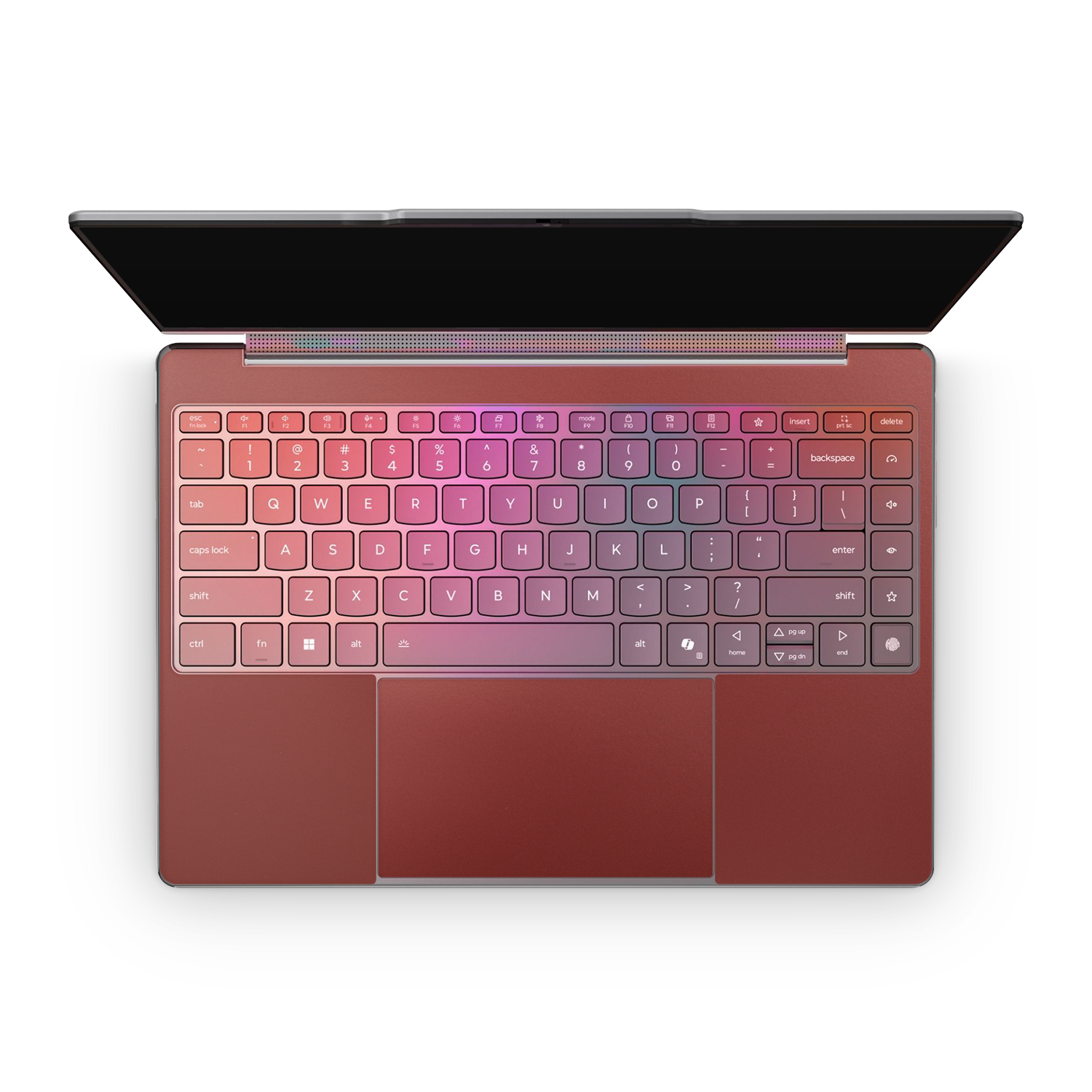 Lenovo Yoga 9 Aura 2025 Professional Interior Vampire Red Skin Wrap Cover