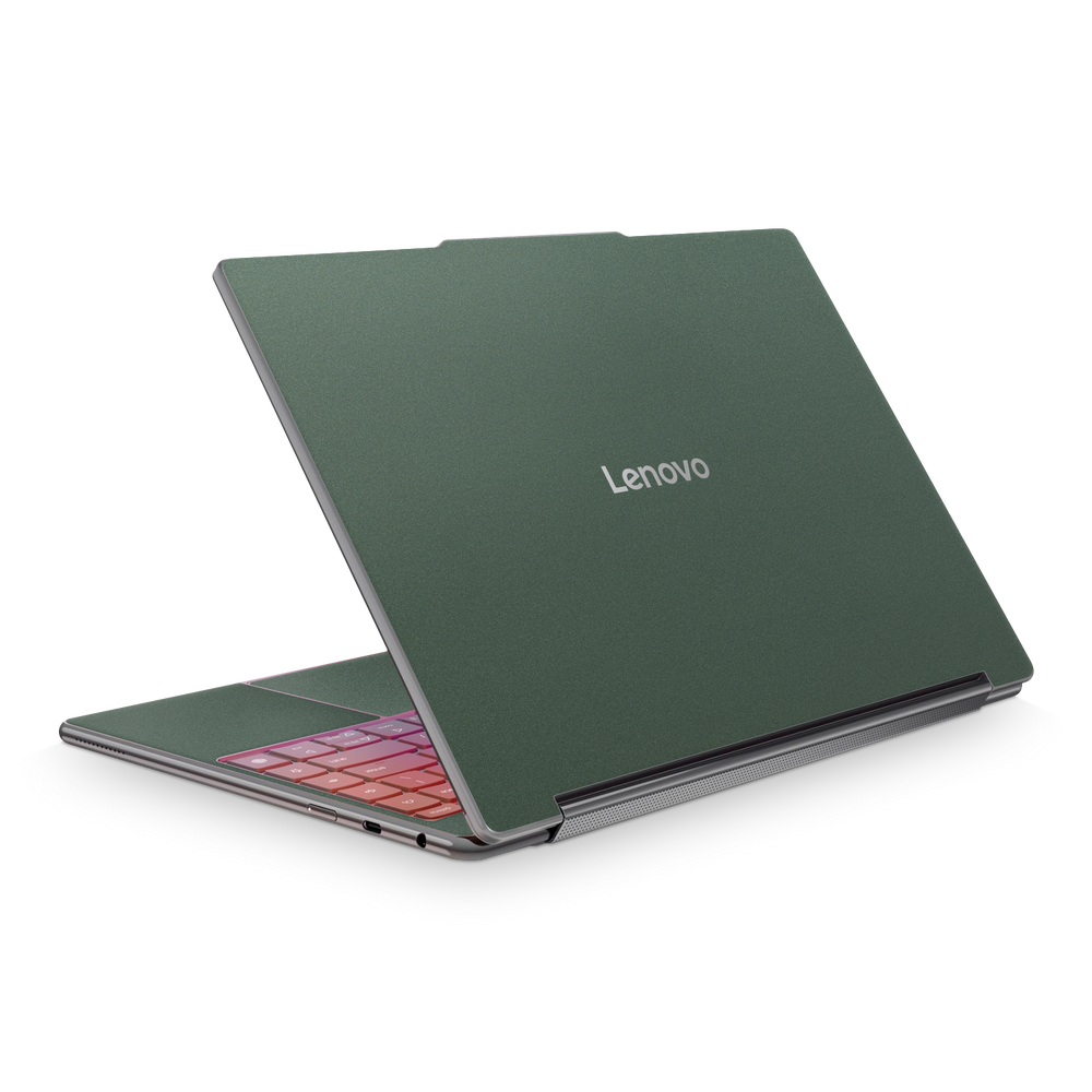 Lenovo Yoga 9 Aura 2025 Professional Matte Green Metallic Skin Wrap Cover