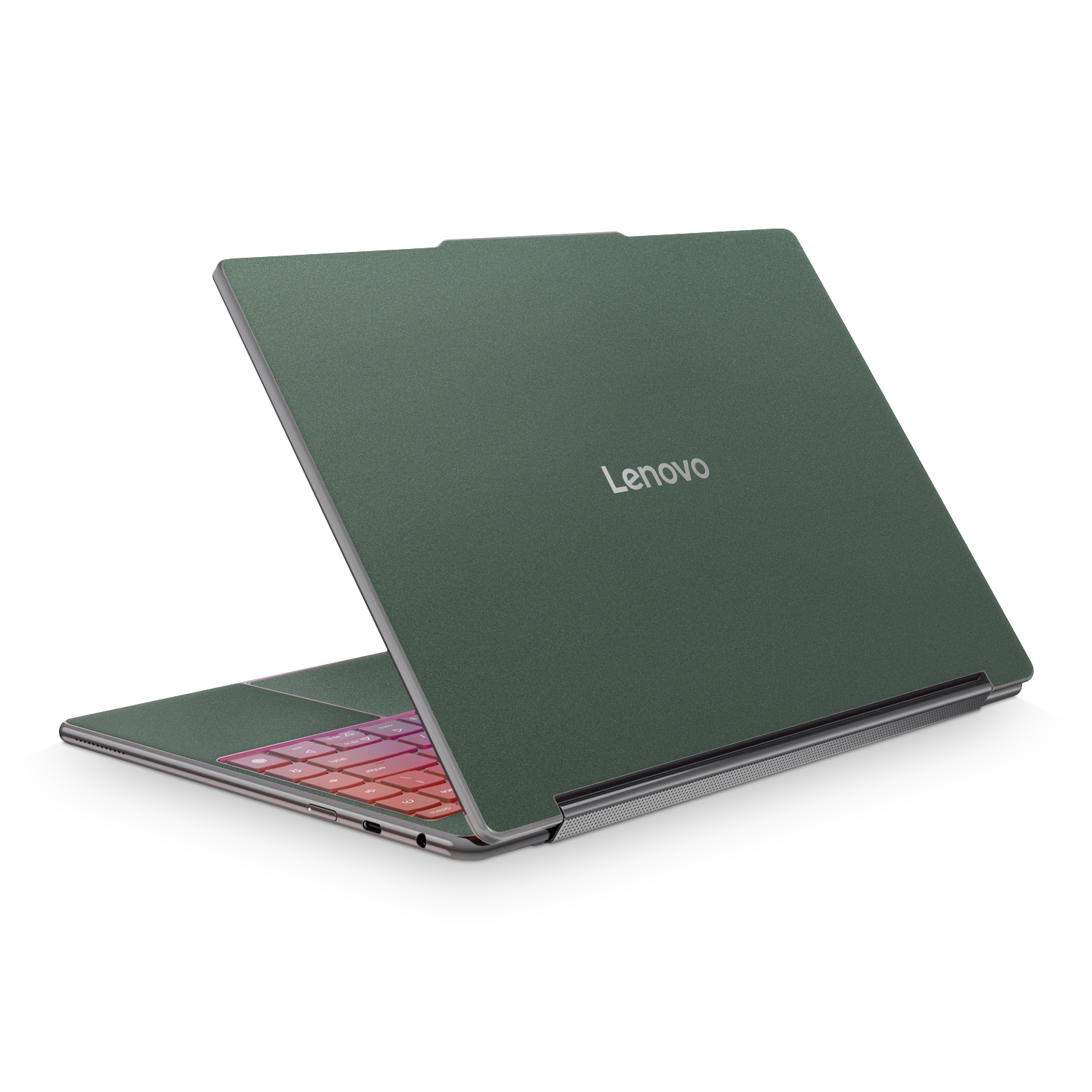 Lenovo Yoga 9 Aura 2025 Professional Matte Green Metallic Skin Wrap Cover