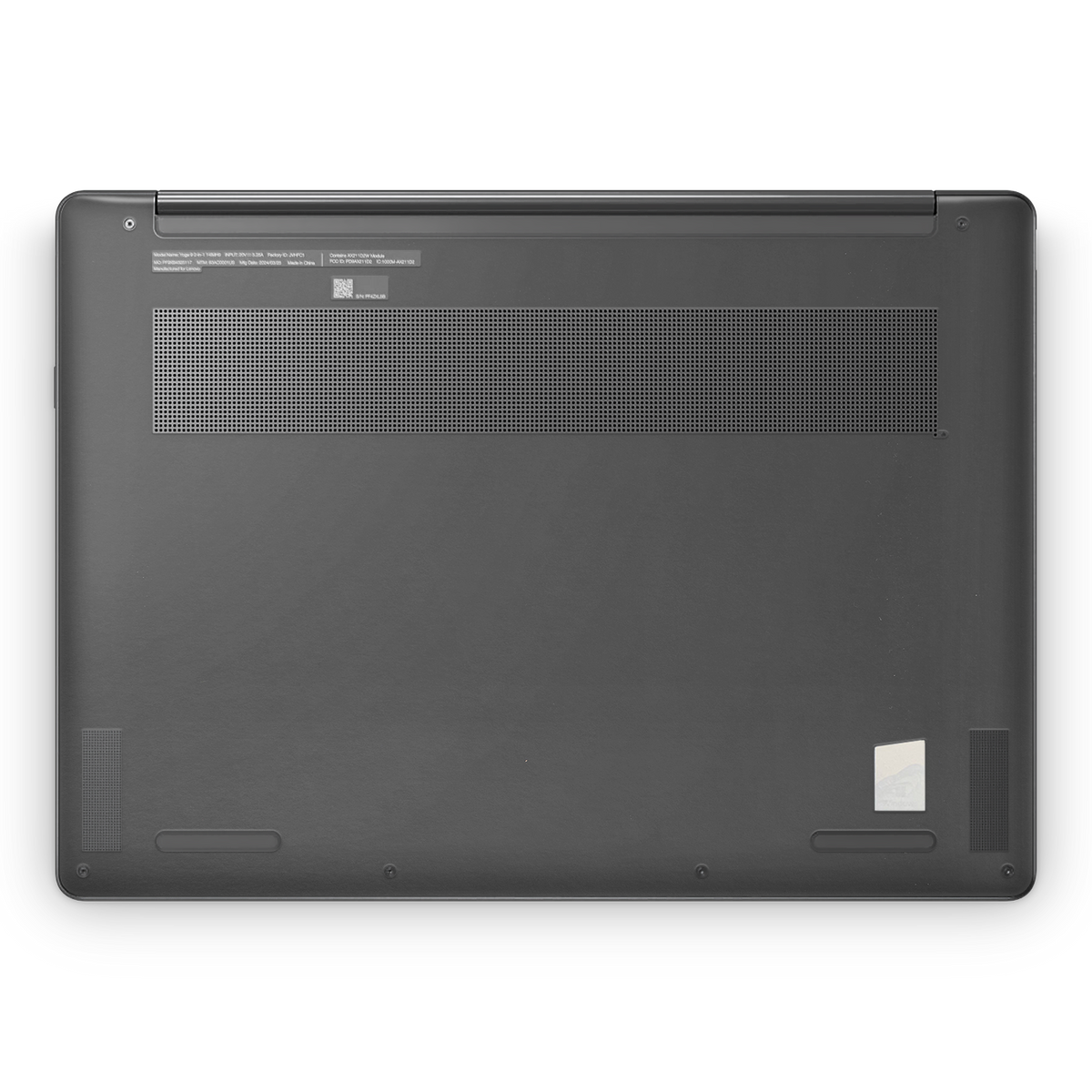 Lenovo Yoga 9I 14 2023 Premium Bottom Matte Black Skin Wrap Cover