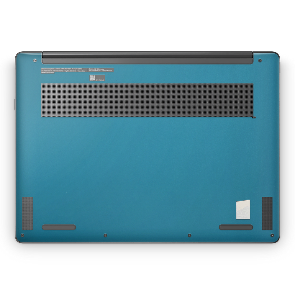 Lenovo Yoga 9I 14 2023 Premium Bottom Satin Ocean Shimmer Skin Wrap Cover