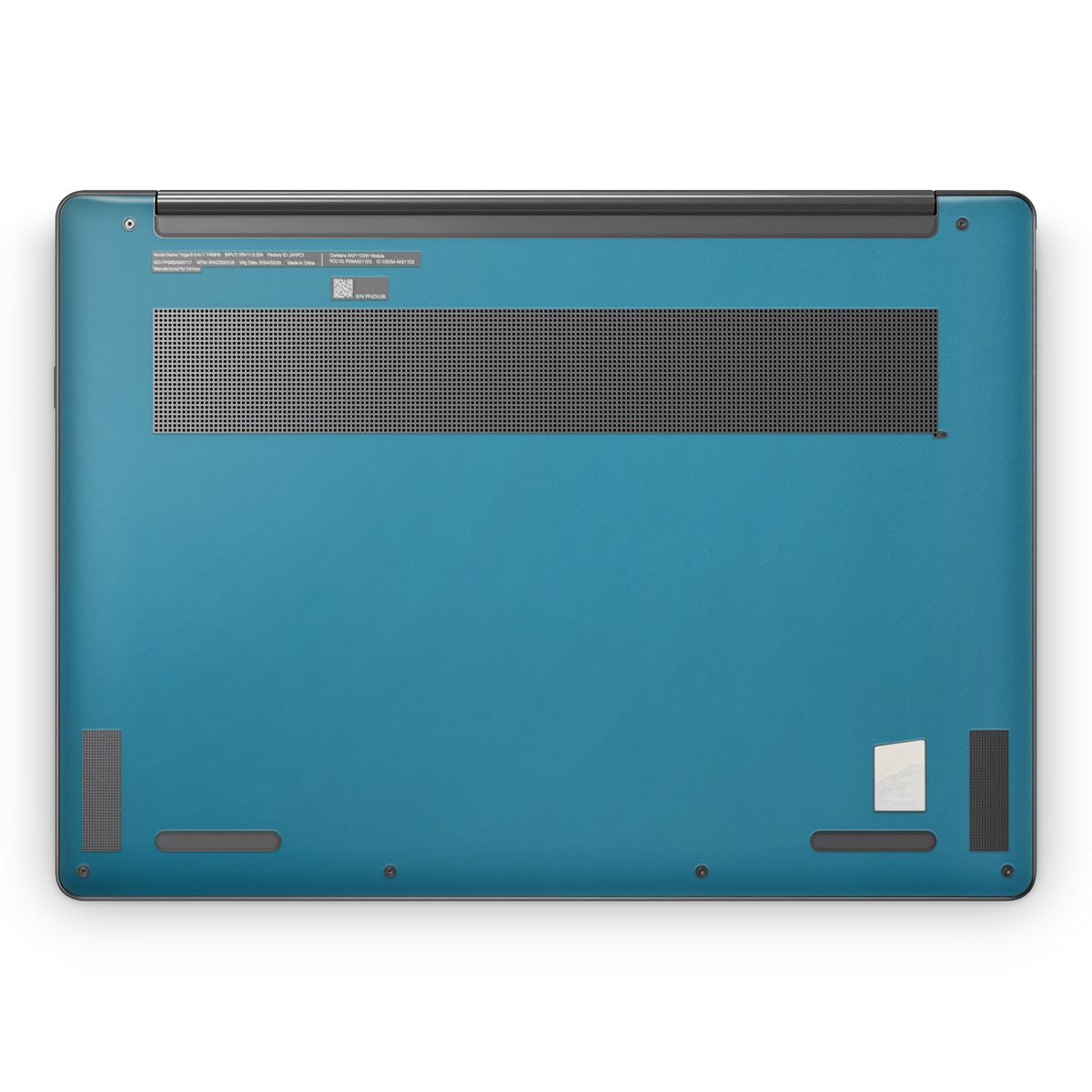 Lenovo Yoga 9I 14 2023 Premium Bottom Satin Ocean Shimmer Skin Wrap Cover