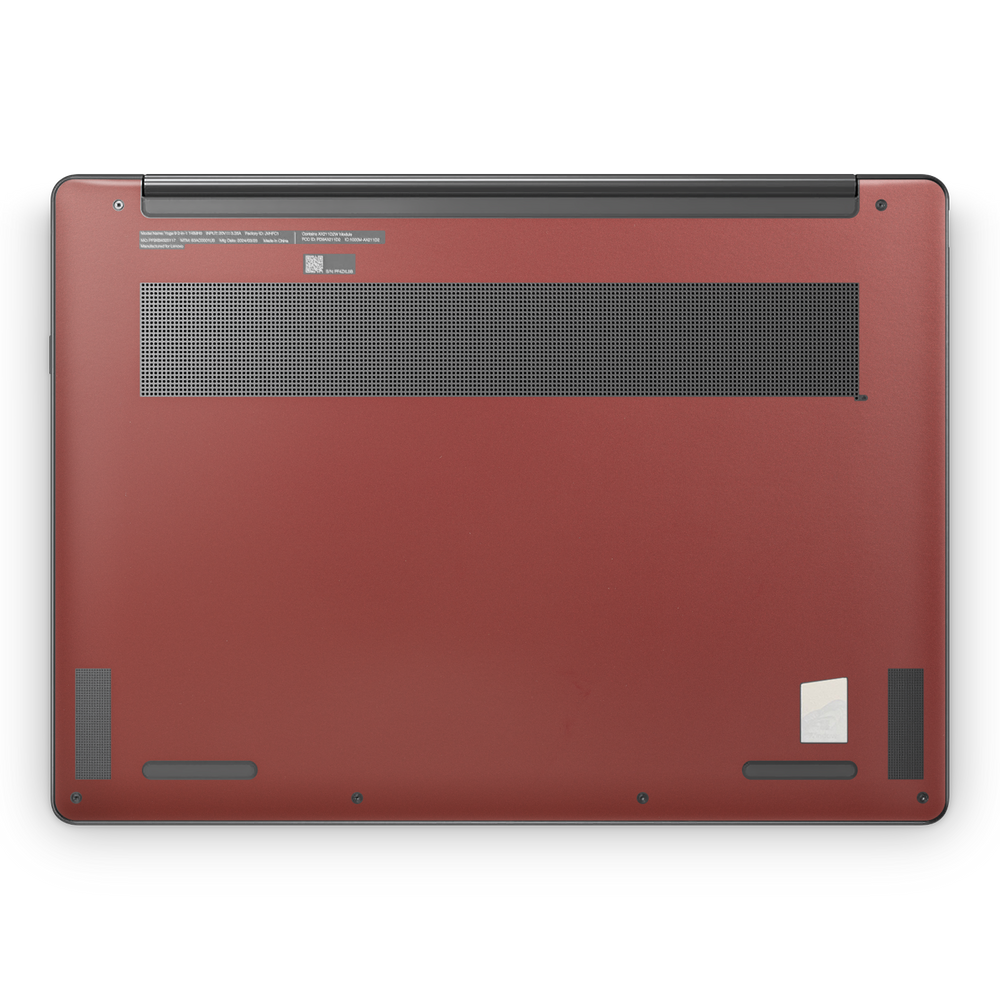 Lenovo Yoga 9i 14" 2023 Premium Bottom Vampire Red Skin Wrap Cover