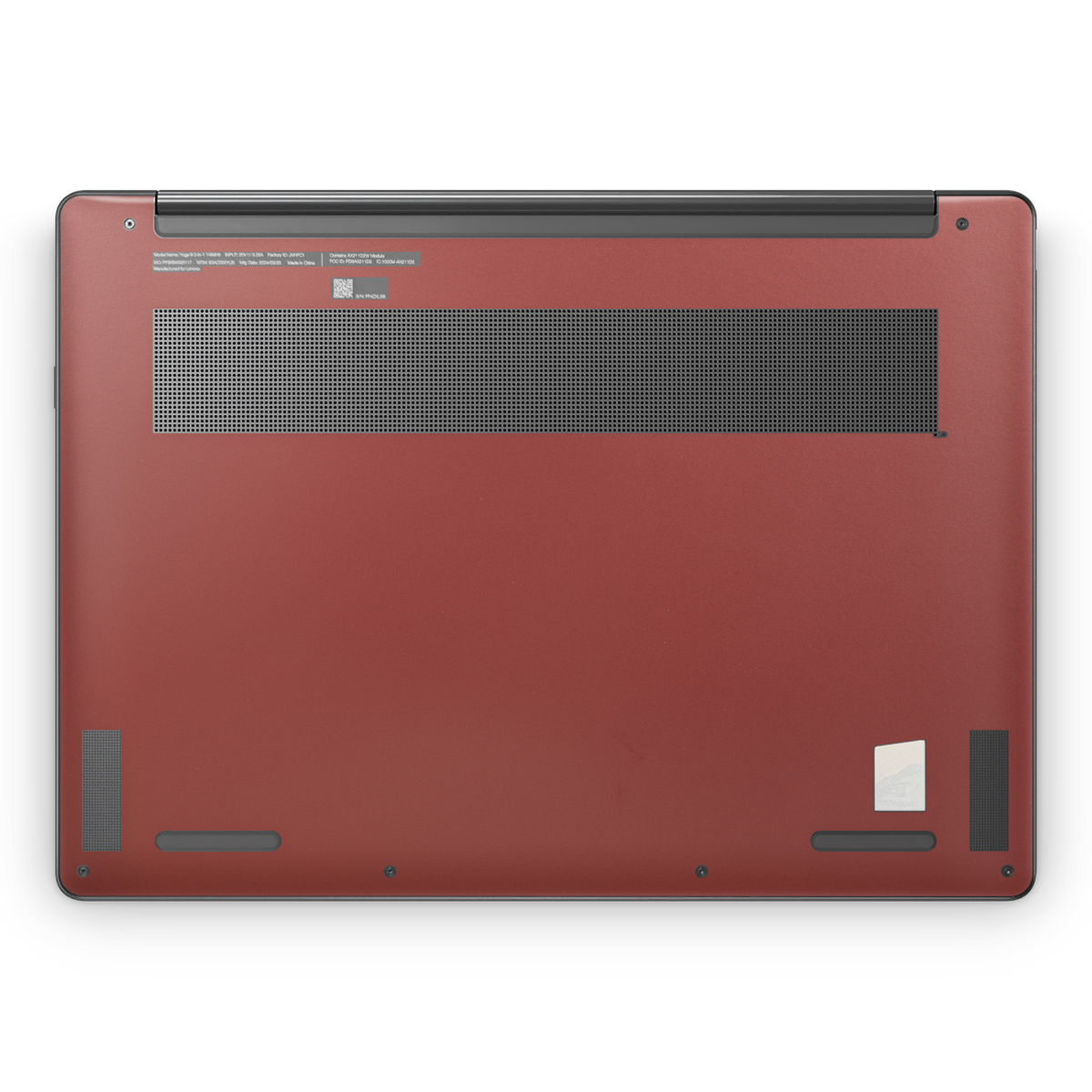 Lenovo Yoga 9i 14" 2023 Premium Bottom Vampire Red Skin Wrap Cover
