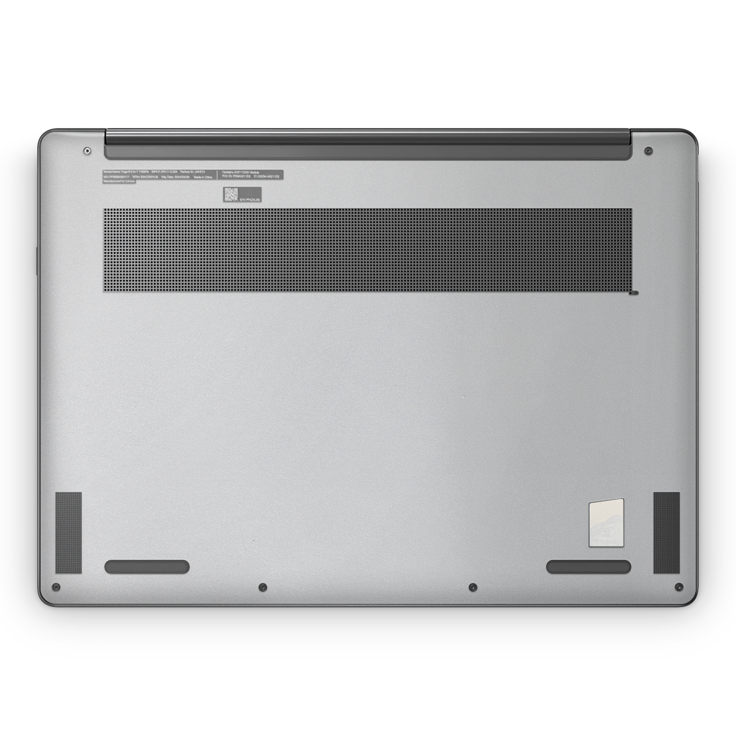 Lenovo Yoga 9I 14 2023 Professional Bottom Satin Aluminum Skin Wrap Cover