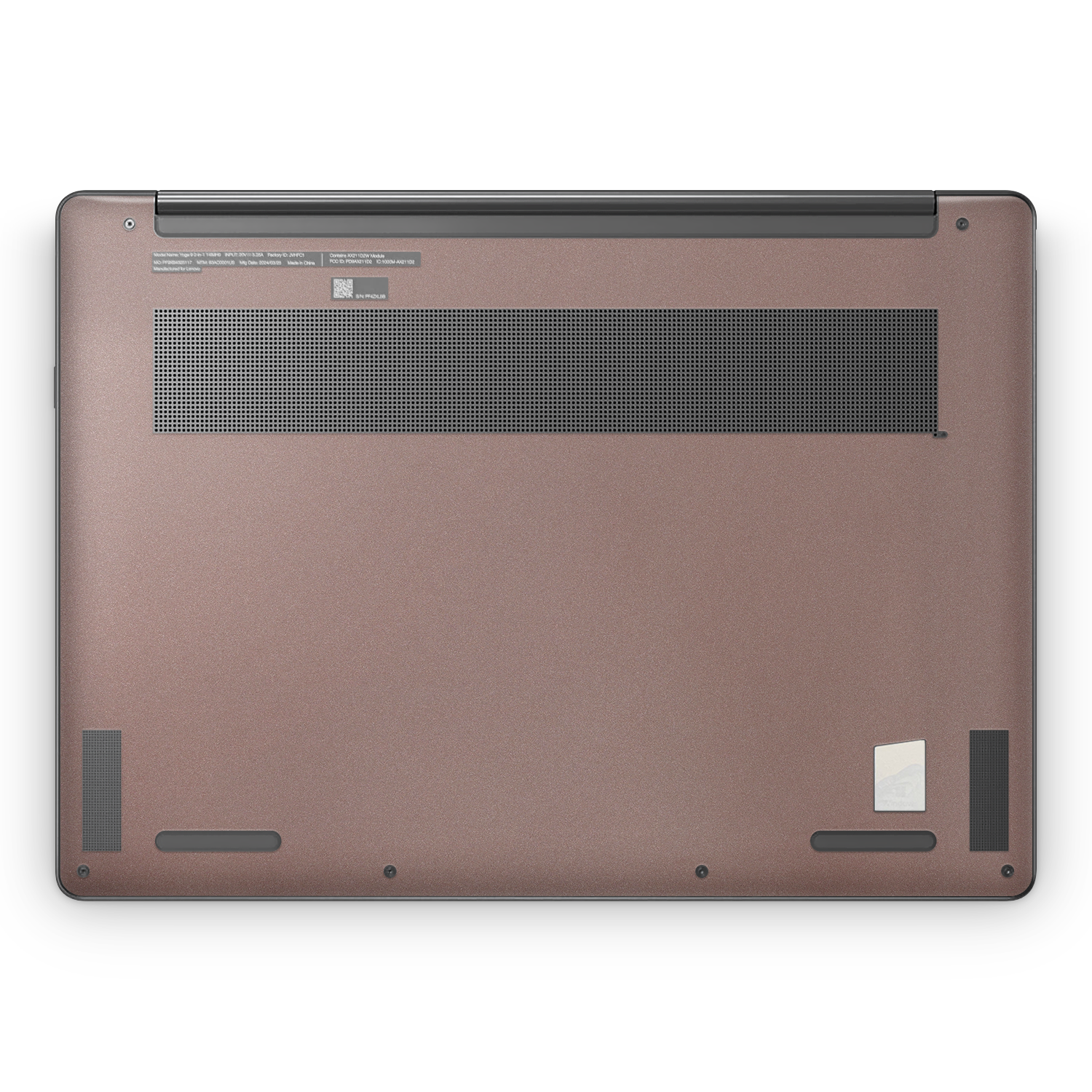 Lenovo Yoga 9I 14 2023 Professional Bottom Satin Frozen Berry Skin Wrap Cover