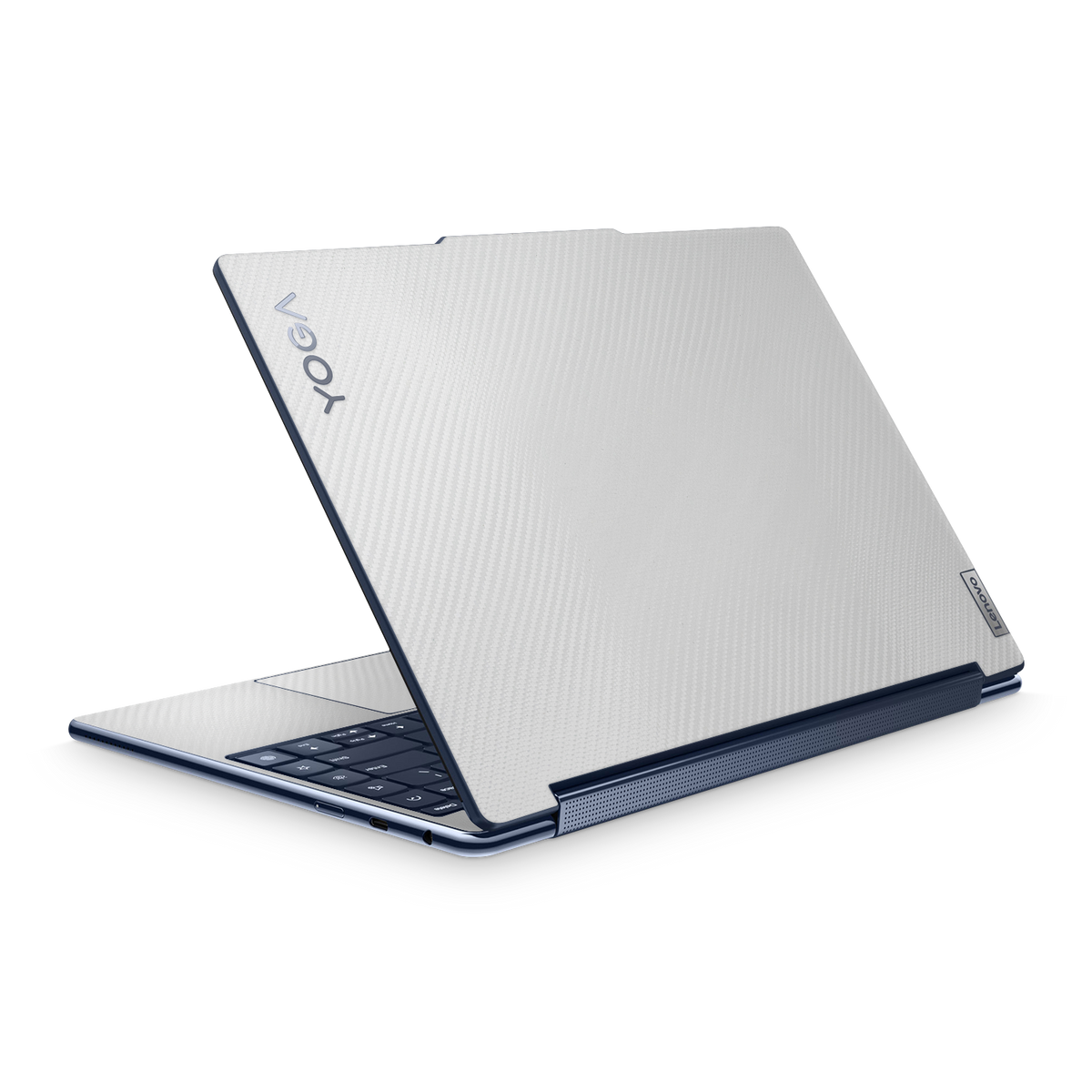 Lenovo Yoga 9I 14 2024 Premium White Carbon Fiber Skin Wrap Cover