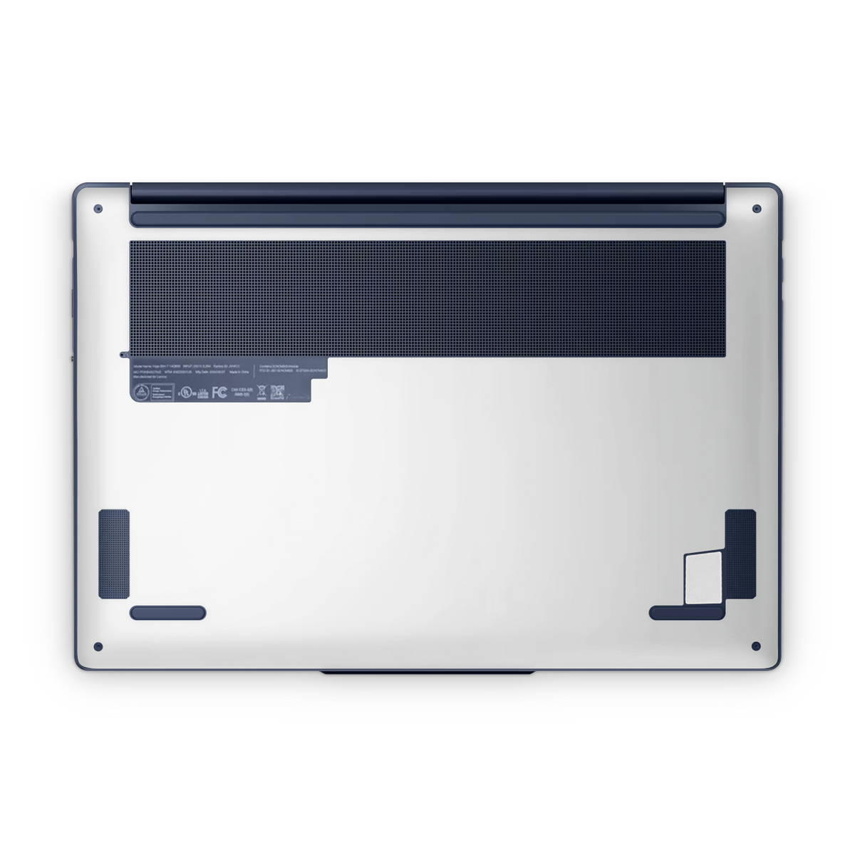 Lenovo Yoga Slim 7X 14 2024 Premium Bottom Satin White Skin Wrap Cover