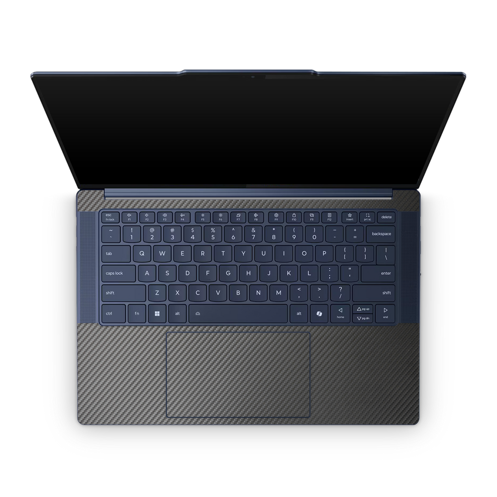 Lenovo Yoga Slim 7X 14 2024 Premium Interior Black Carbon Fiber Skin Wrap Cover
