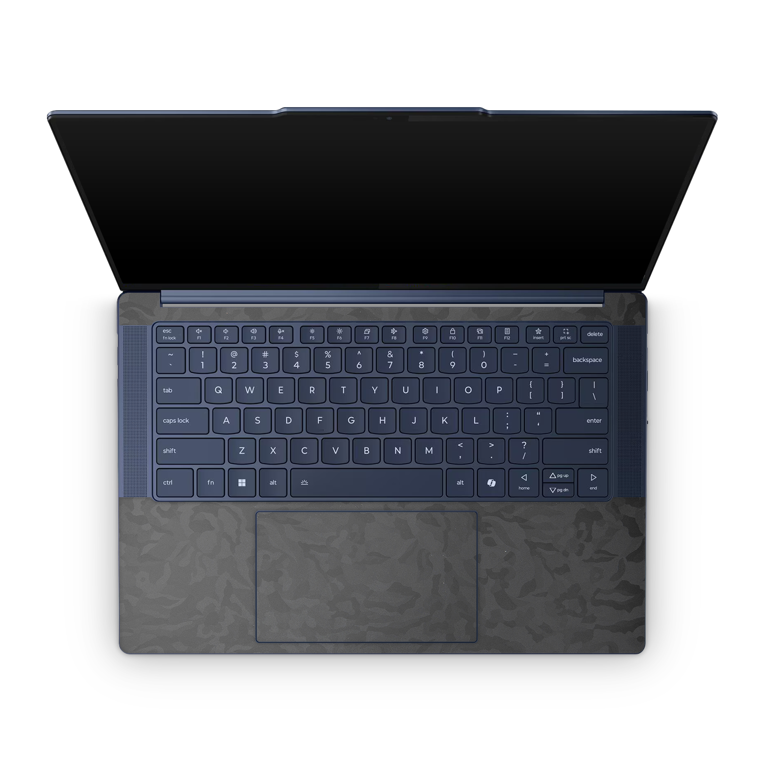 Lenovo Yoga Slim 7X 14 2024 Professional Interior Black Camo Skin Wrap Cover