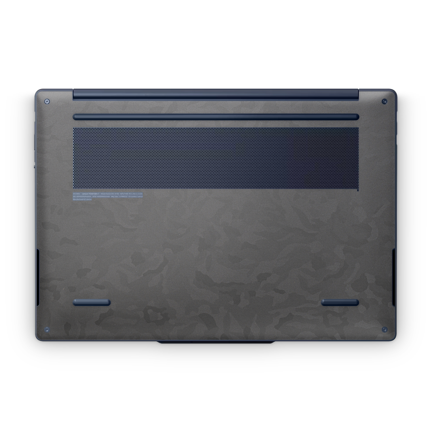 Lenovo Yoga Slim 7x 2026 Professional Bottom Black Camo Skin Wrap Cover