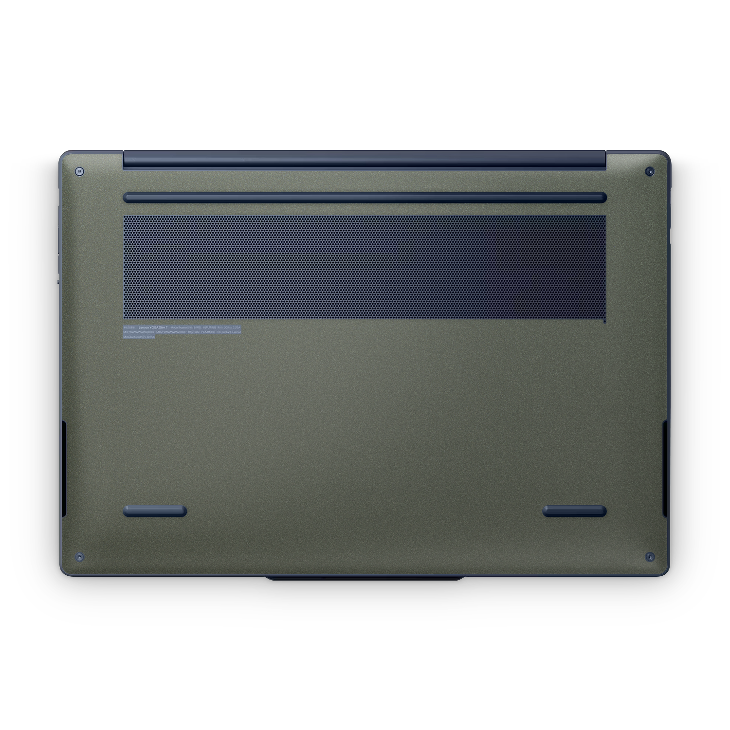 Lenovo Yoga Slim 7x 2026 Professional Bottom Matte Green Metallic Skin Wrap Cover