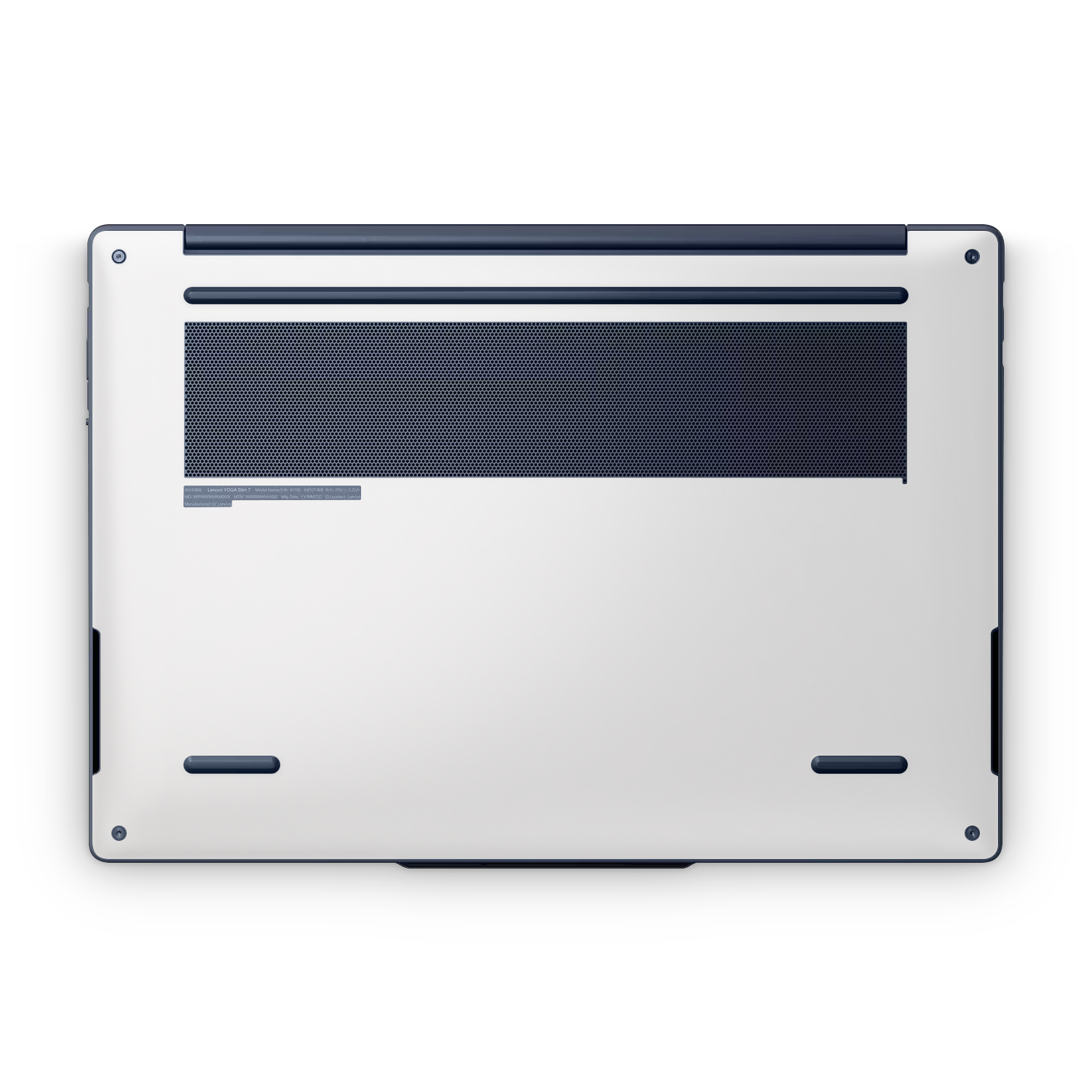 Lenovo Yoga Slim 7x 2026 Professional Bottom Satin White Skin Wrap Cover