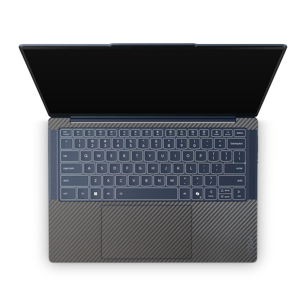 Lenovo Yoga Slim 7x 2026 Professional Interior Black Carbon Fiber Skin Wrap Cover