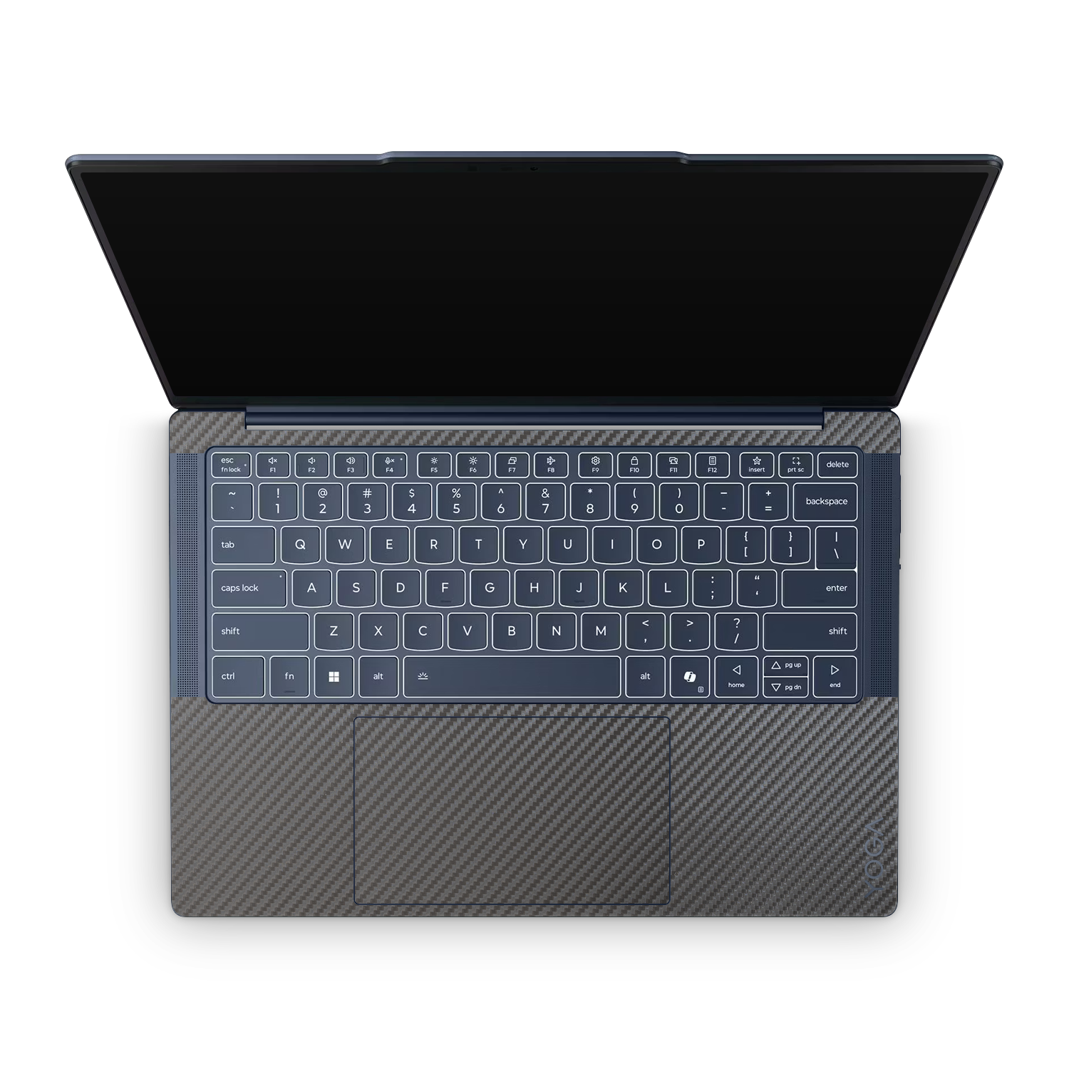 Lenovo Yoga Slim 7x 2026 Professional Interior Black Carbon Fiber Skin Wrap Cover