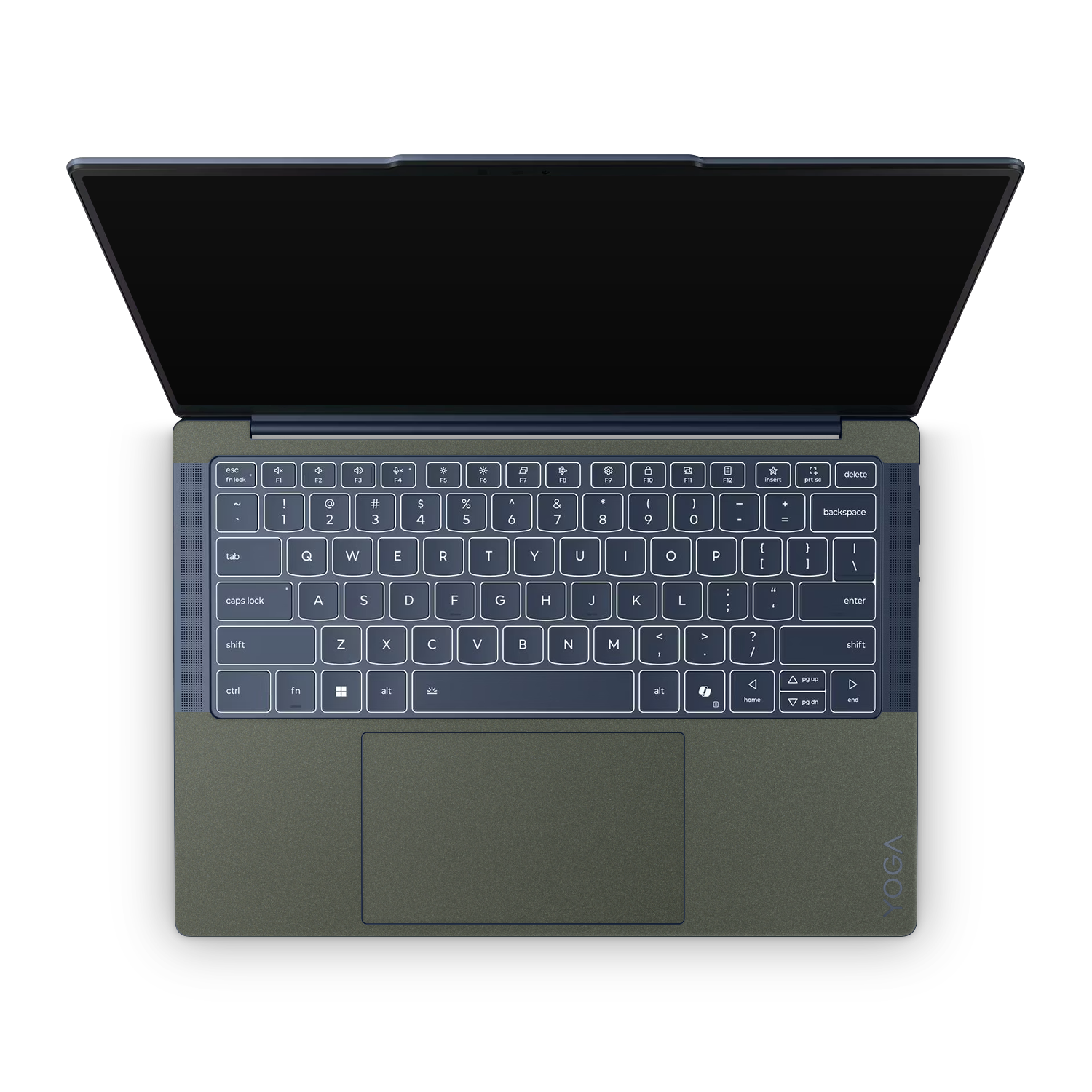 Lenovo Yoga Slim 7x 2026 Professional Interior Matte Green Metallic Skin Wrap Cover