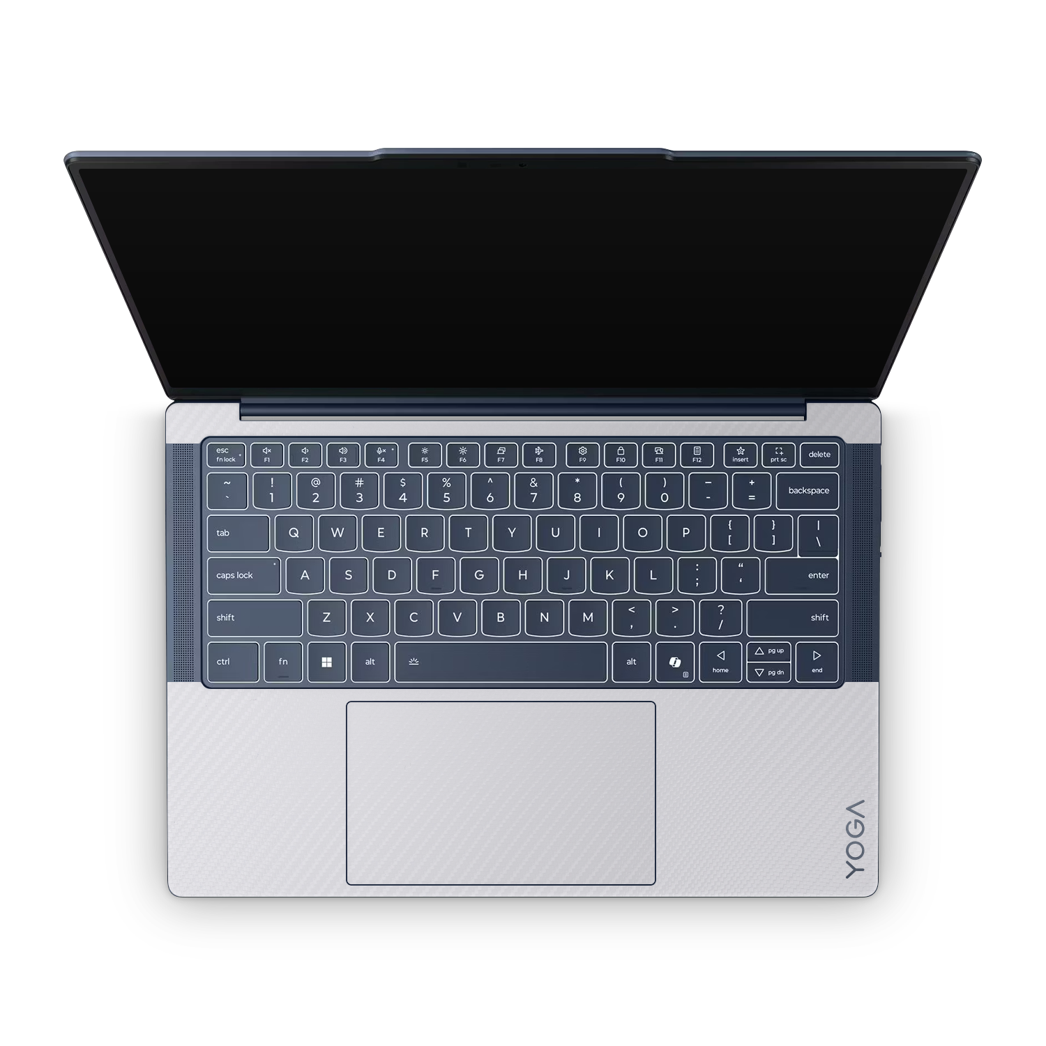 Lenovo Yoga Slim 7x 2026 Professional Interior White Carbon Fiber Skin Wrap Cover