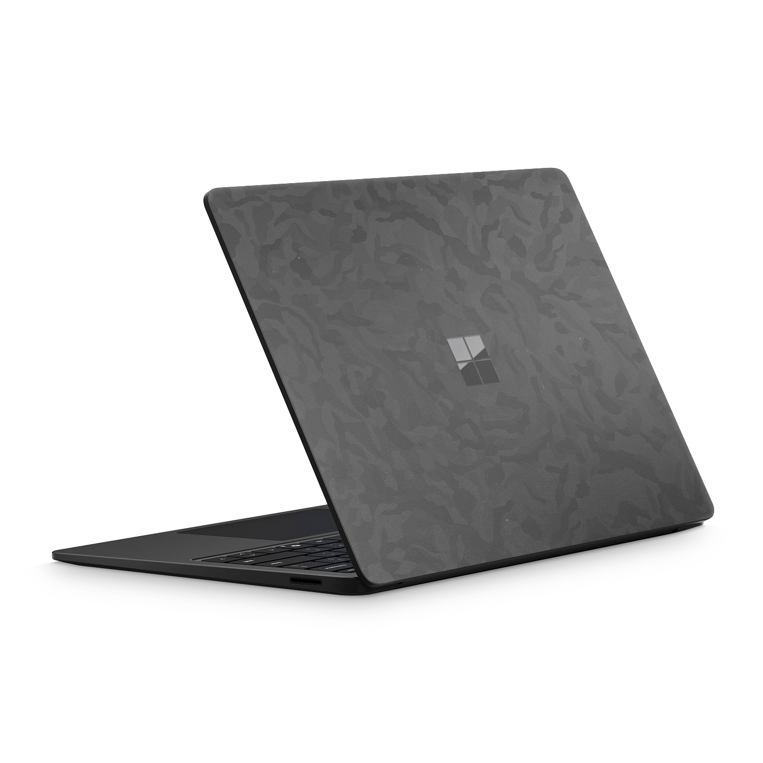 Microsoft Surface Laptop 7 13 2024 Essentials Black Camo Skin Wrap Cover