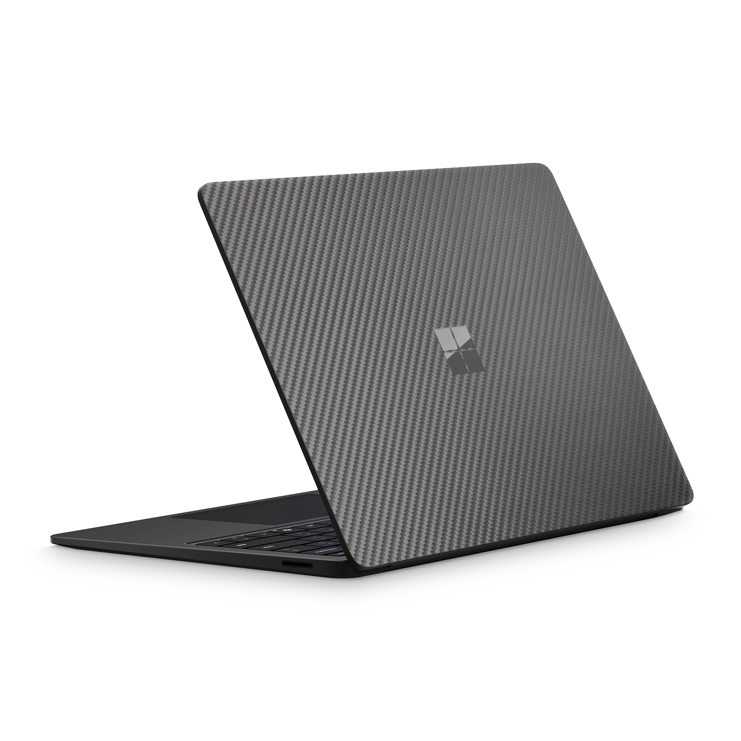 Microsoft Surface Laptop 7 13 2024 Essentials Black Carbon Fiber Skin Wrap Cover