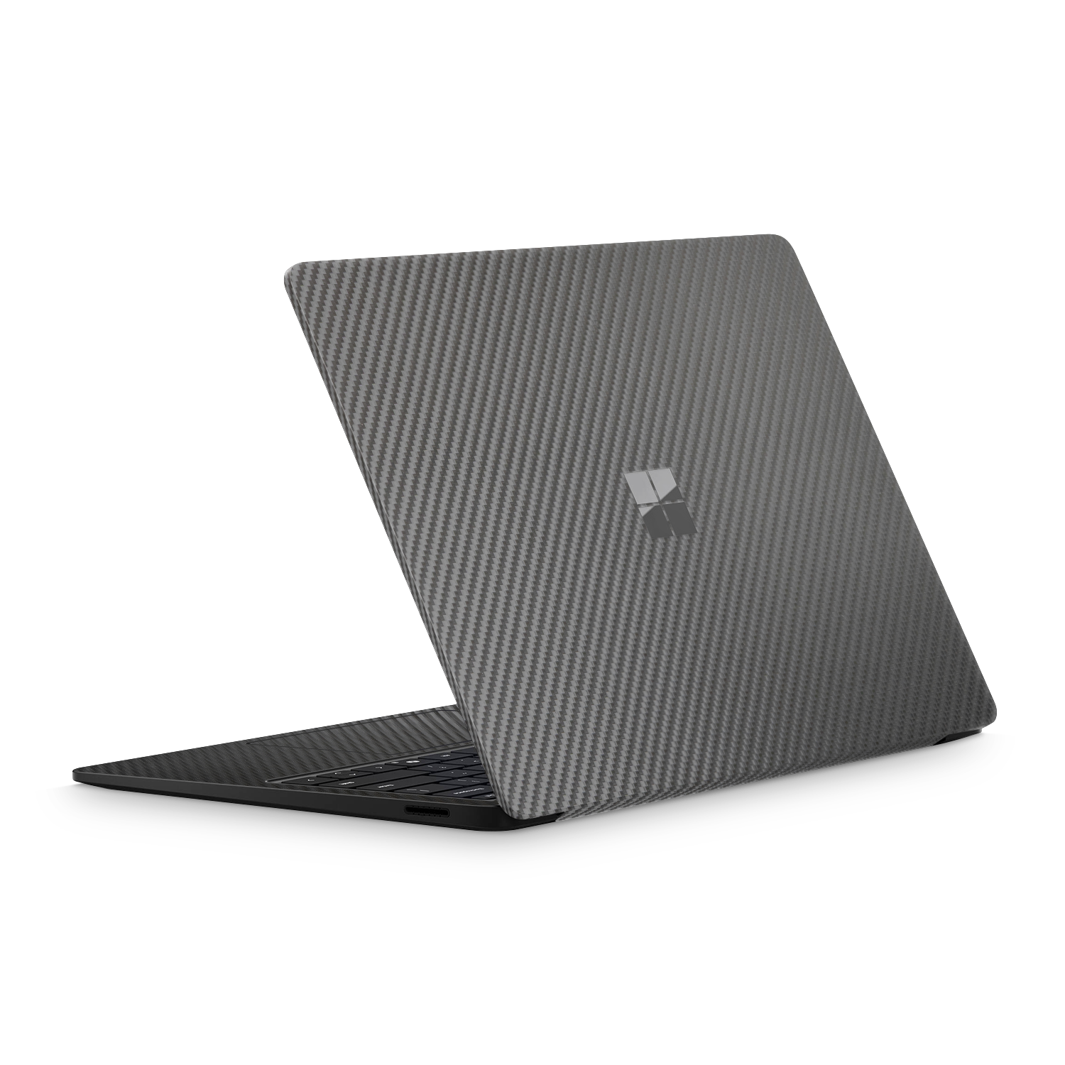 Microsoft Surface Laptop 7 13 2024 Professional Black Carbon Fiber Skin Wrap Cover