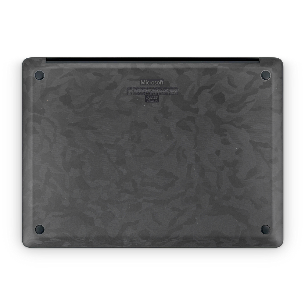 Microsoft Surface Laptop 7 13 2024 Professional Bottom Black Camo Skin Wrap Cover