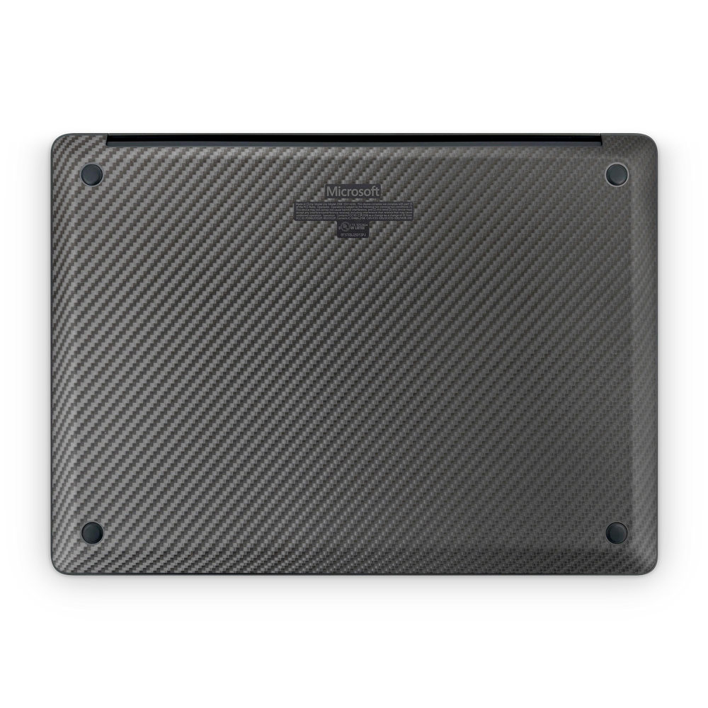 Microsoft Surface Laptop 7 13 2024 Professional Bottom Black Carbon Fiber Skin Wrap Cover