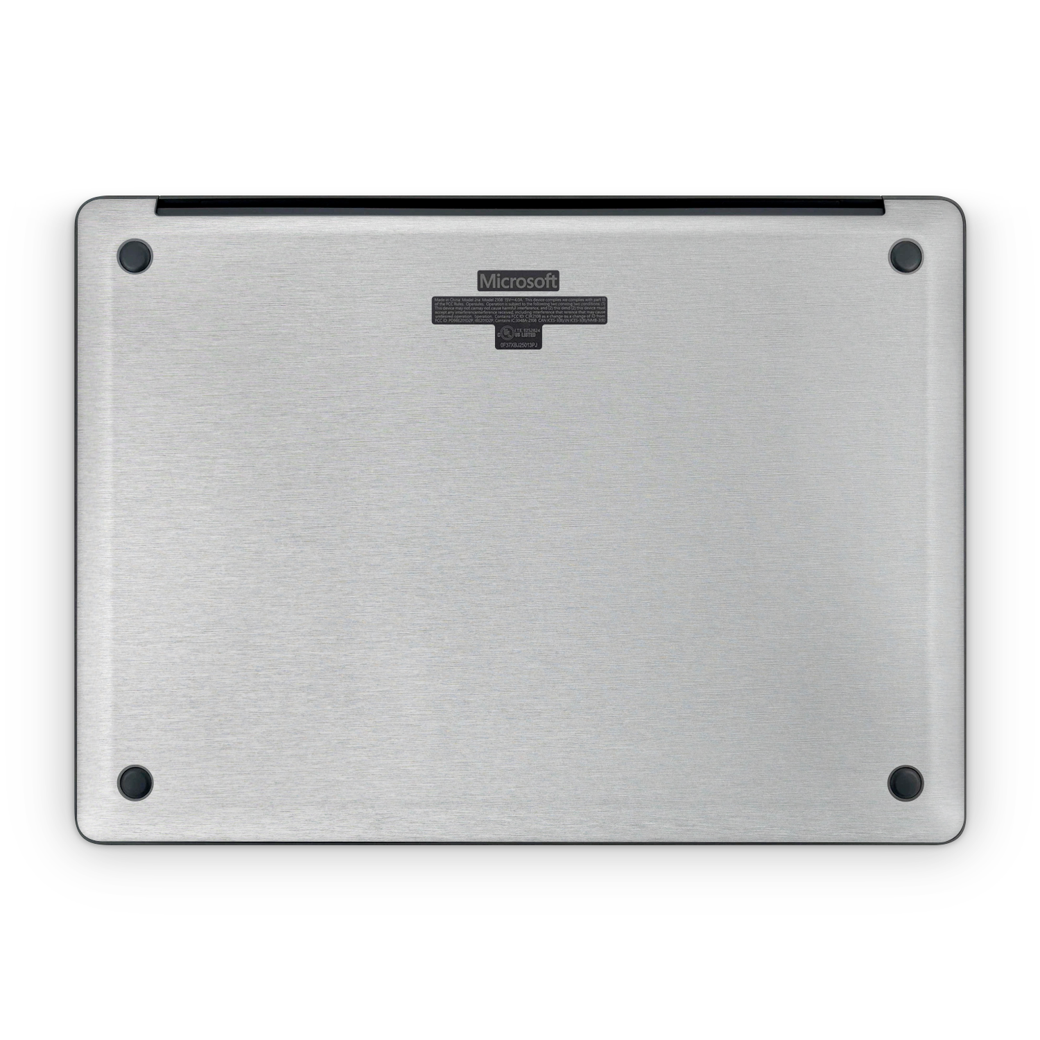 Microsoft Surface Laptop 7 13 2024 Professional Bottom Brushed Aluminum Skin Wrap Cover