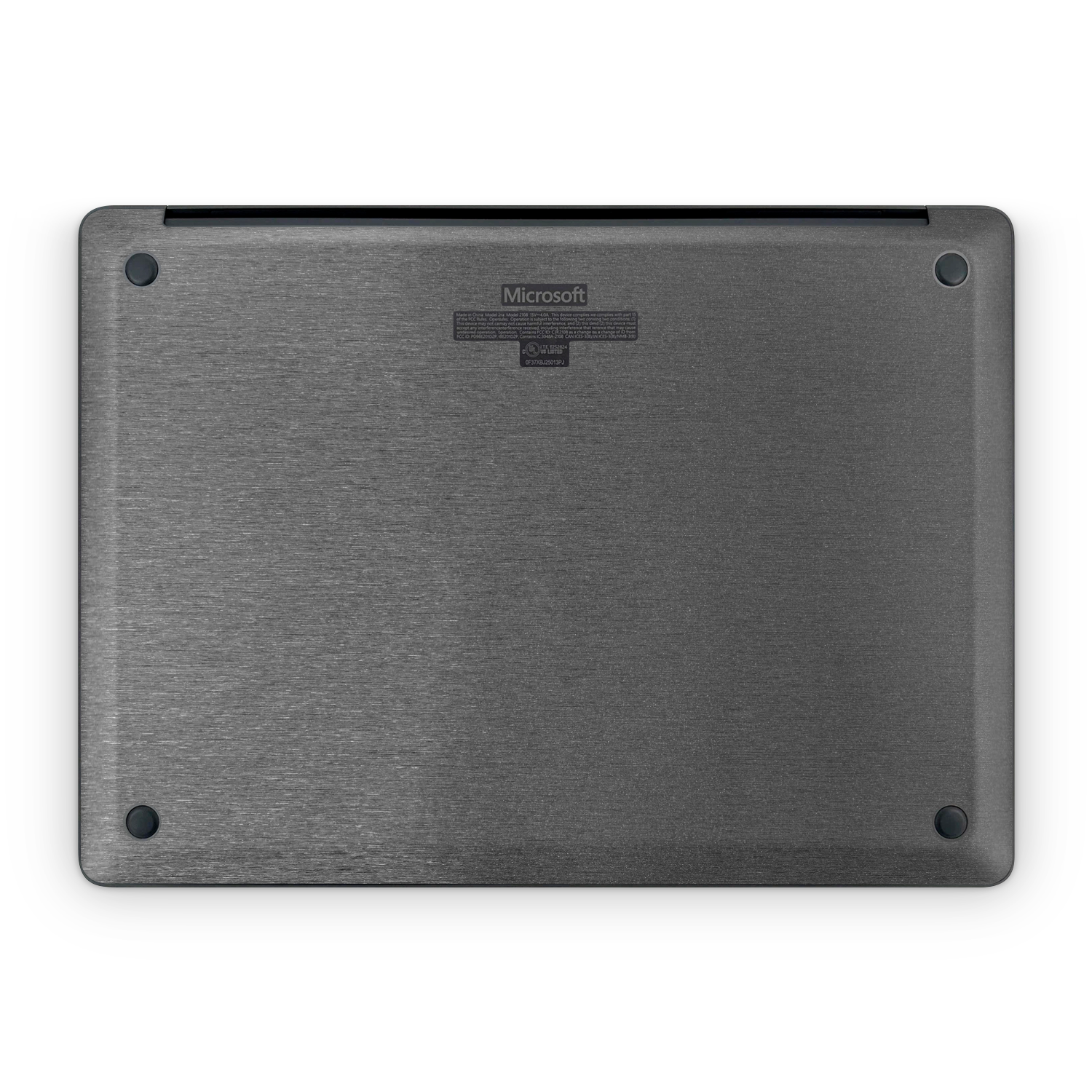 Microsoft Surface Laptop 7 13 2024 Professional Bottom Brushed Black Skin Wrap Cover
