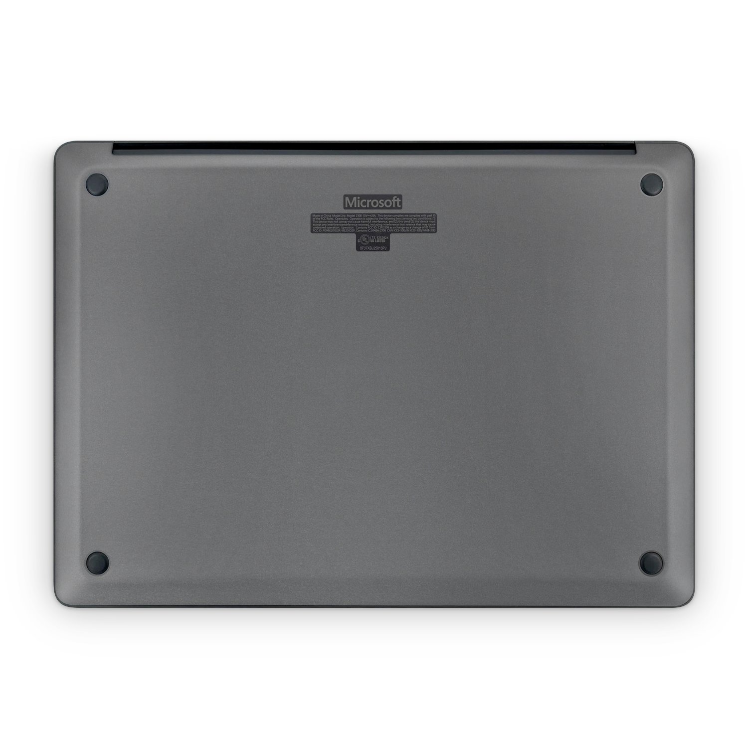 Microsoft Surface Laptop 7 13 2024 Professional Bottom Charcoal Grey Skin Wrap Cover