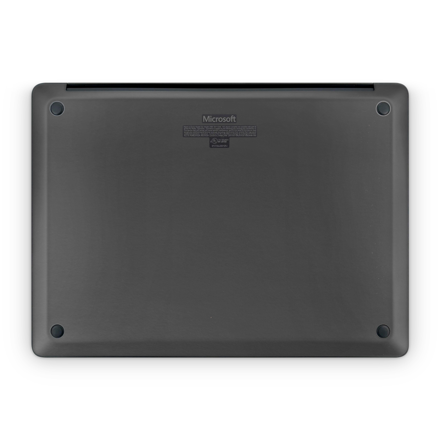 Microsoft Surface Laptop 7 13 2024 Professional Bottom Matte Black Skin Wrap Cover
