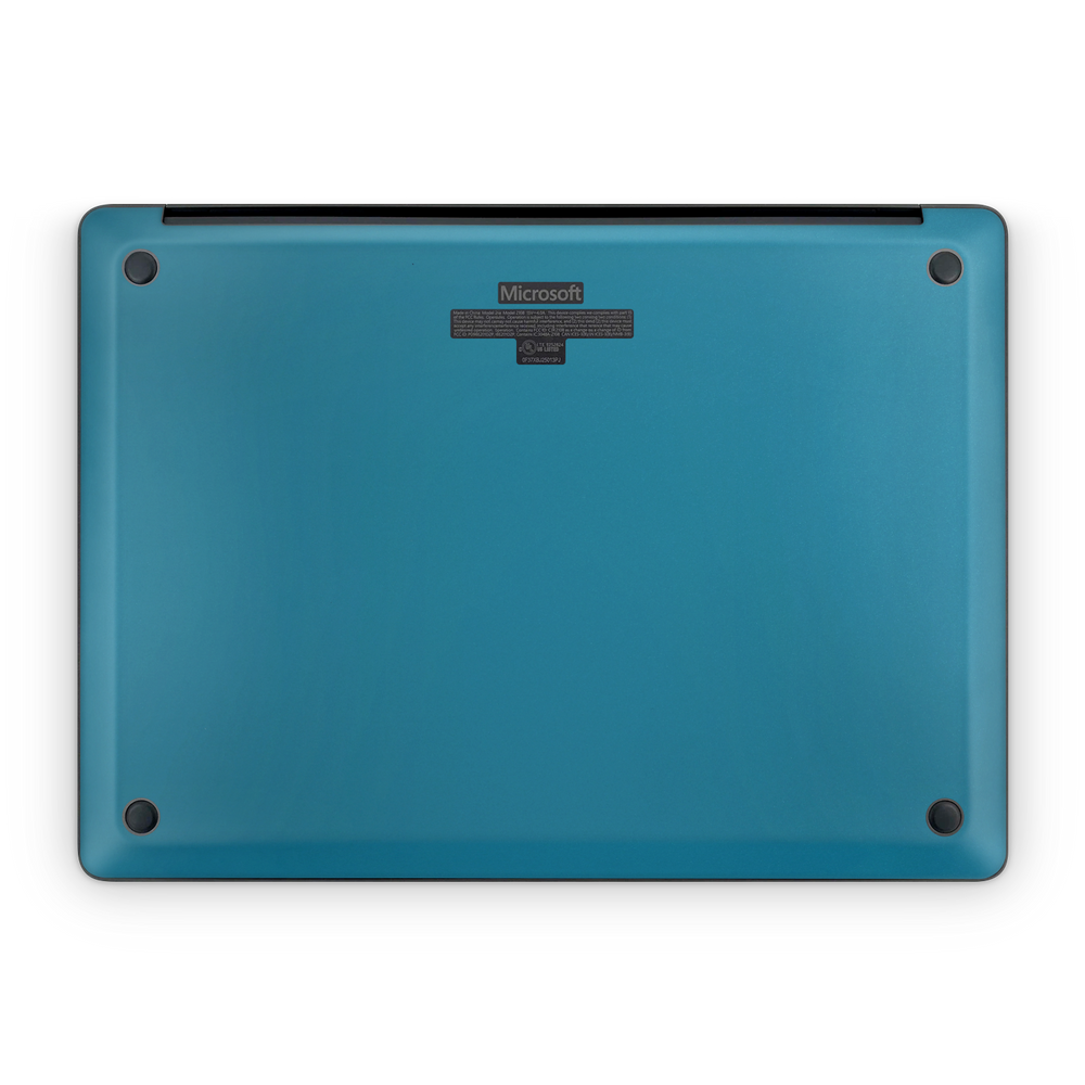 Microsoft Surface Laptop 7 13 2024 Professional Bottom Satin Ocean Shimmer Skin Wrap Cover
