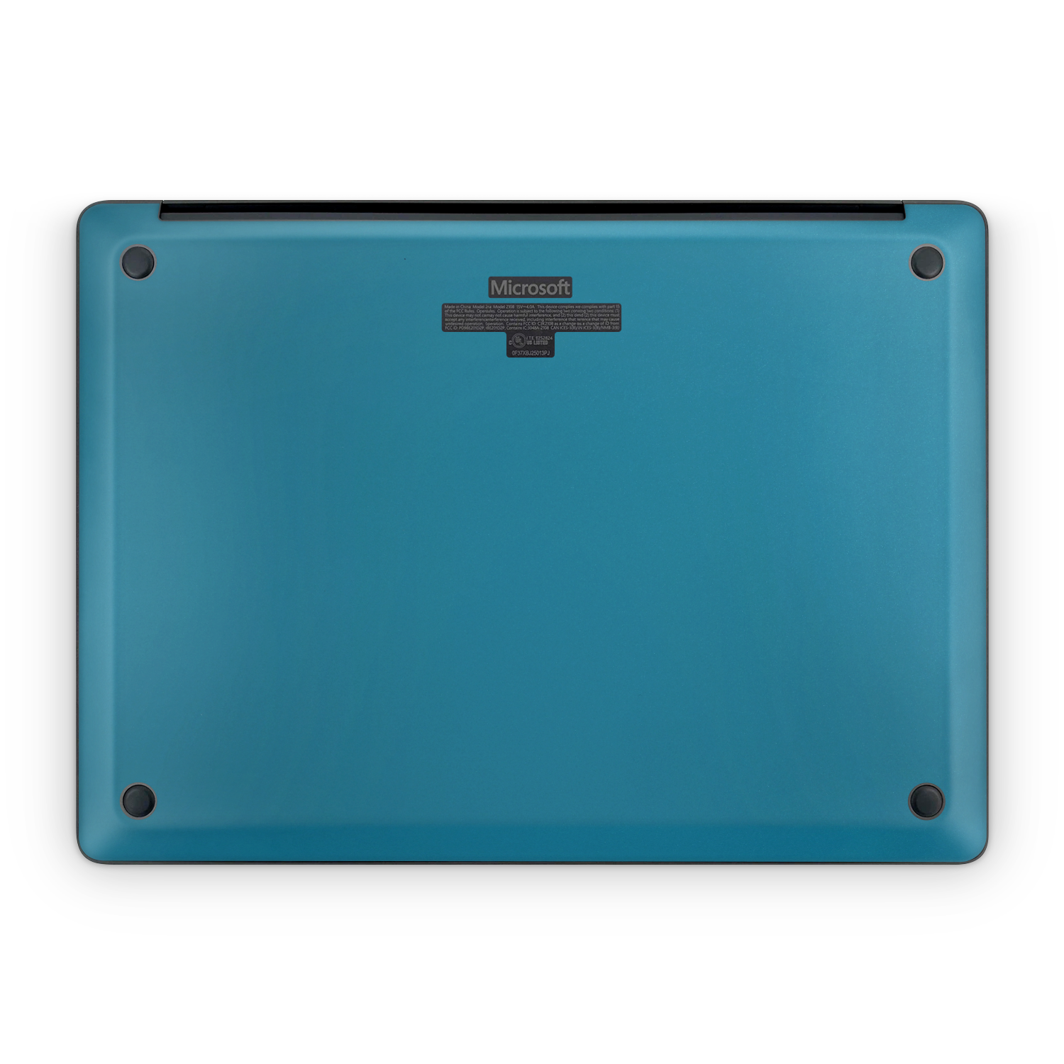 Microsoft Surface Laptop 7 13 2024 Professional Bottom Satin Ocean Shimmer Skin Wrap Cover
