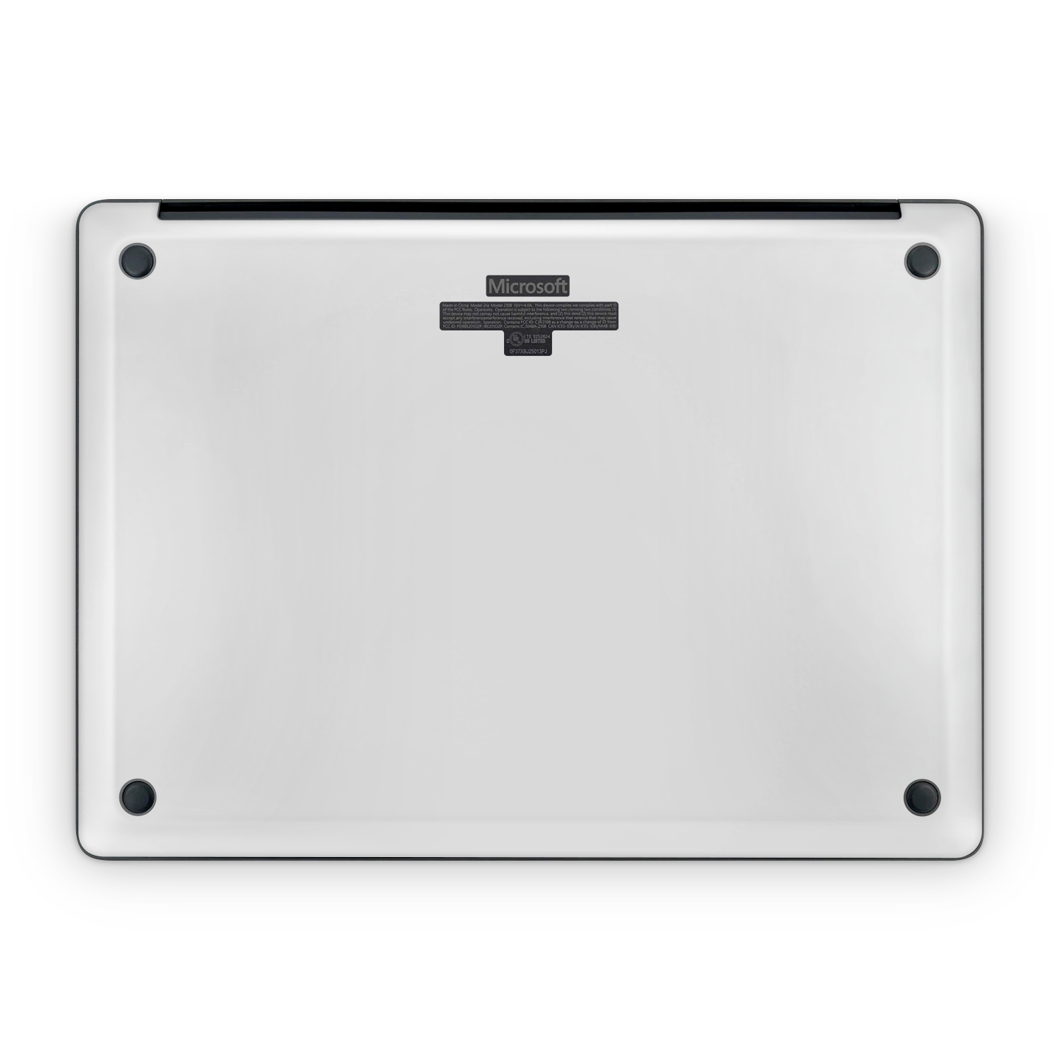Microsoft Surface Laptop 7 13 2024 Professional Bottom Satin White Skin Wrap Cover