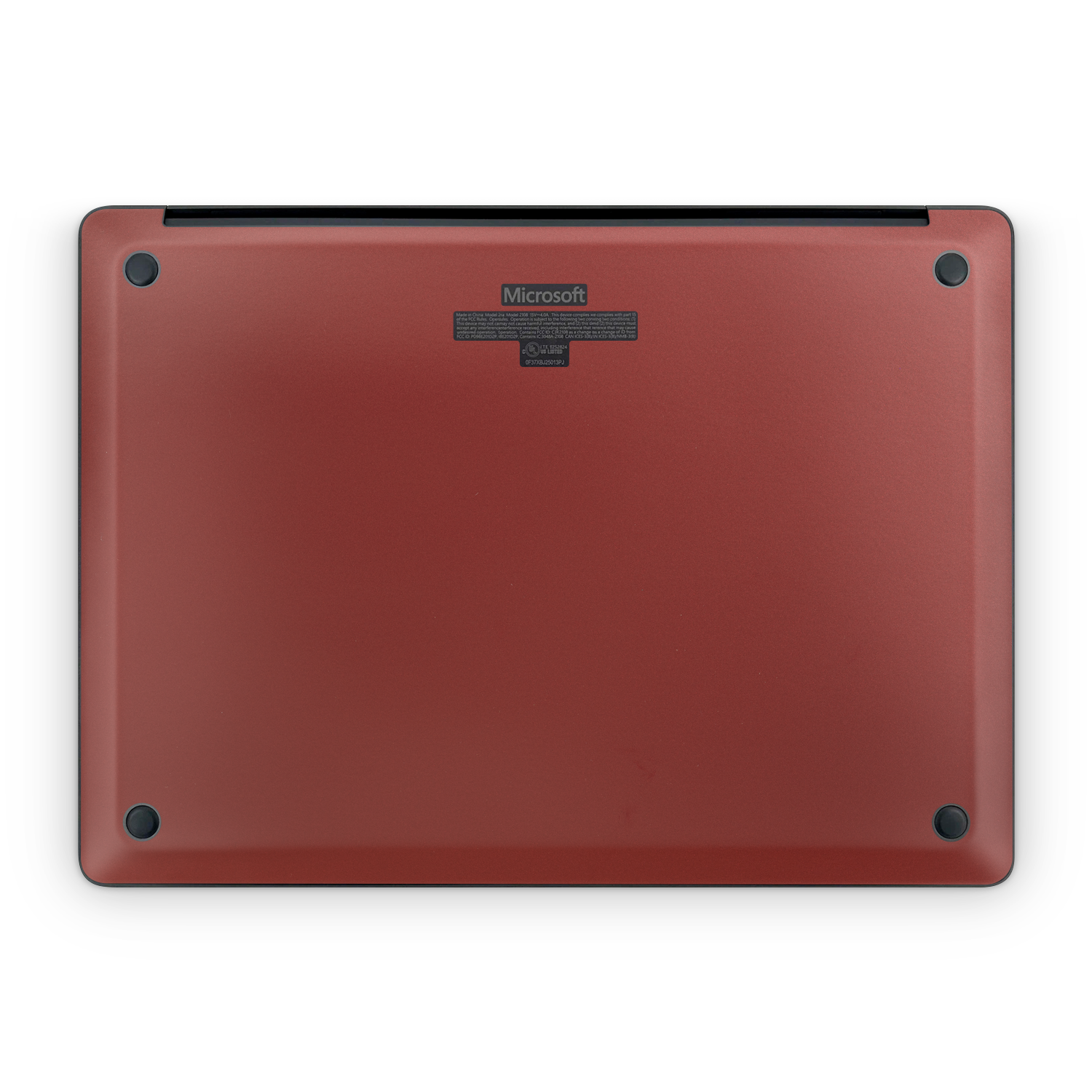 Microsoft Surface Laptop 7 13" 2024 Professional Bottom Vampire Red Skin Wrap Cover